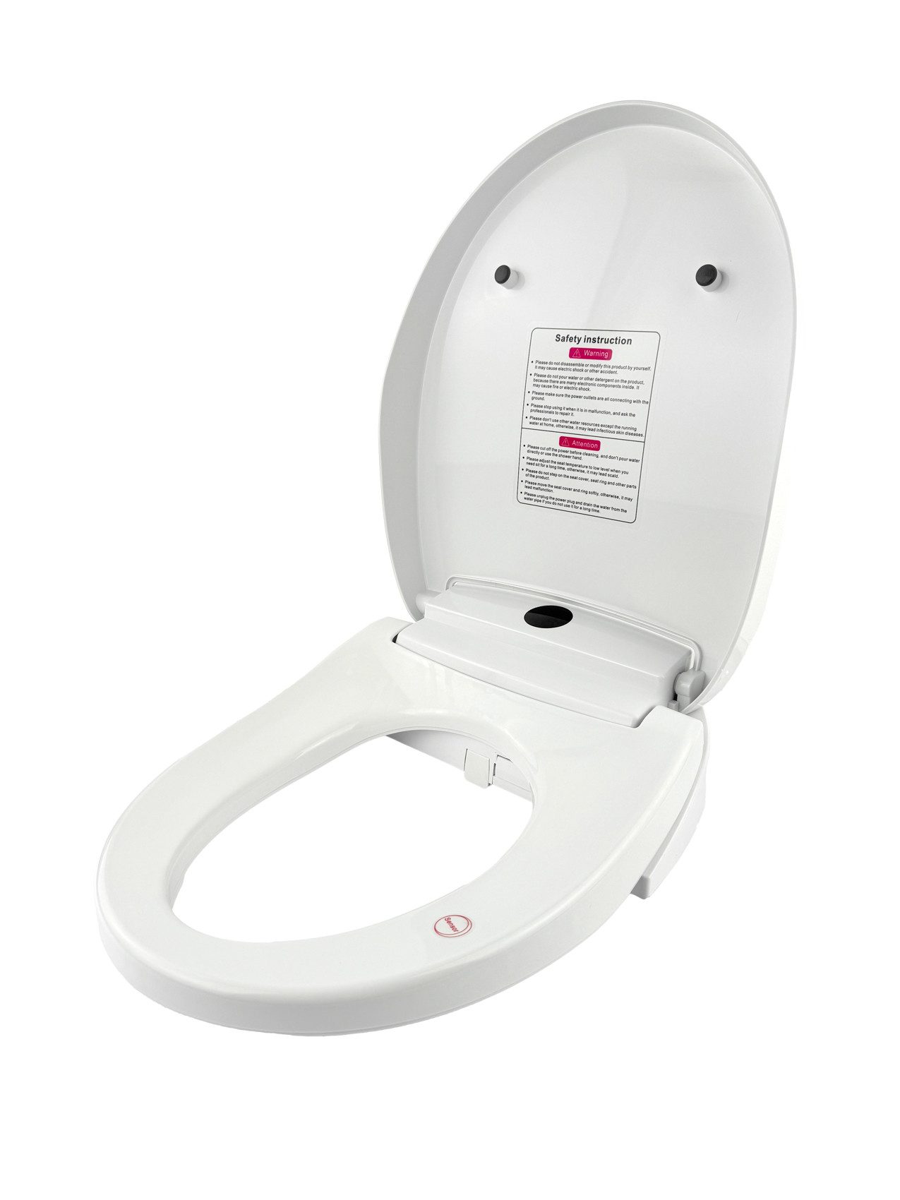 WELDINGER Bidet Smarter Toilettensitz Bidet mit Waschfunktion und automatischem Deckel