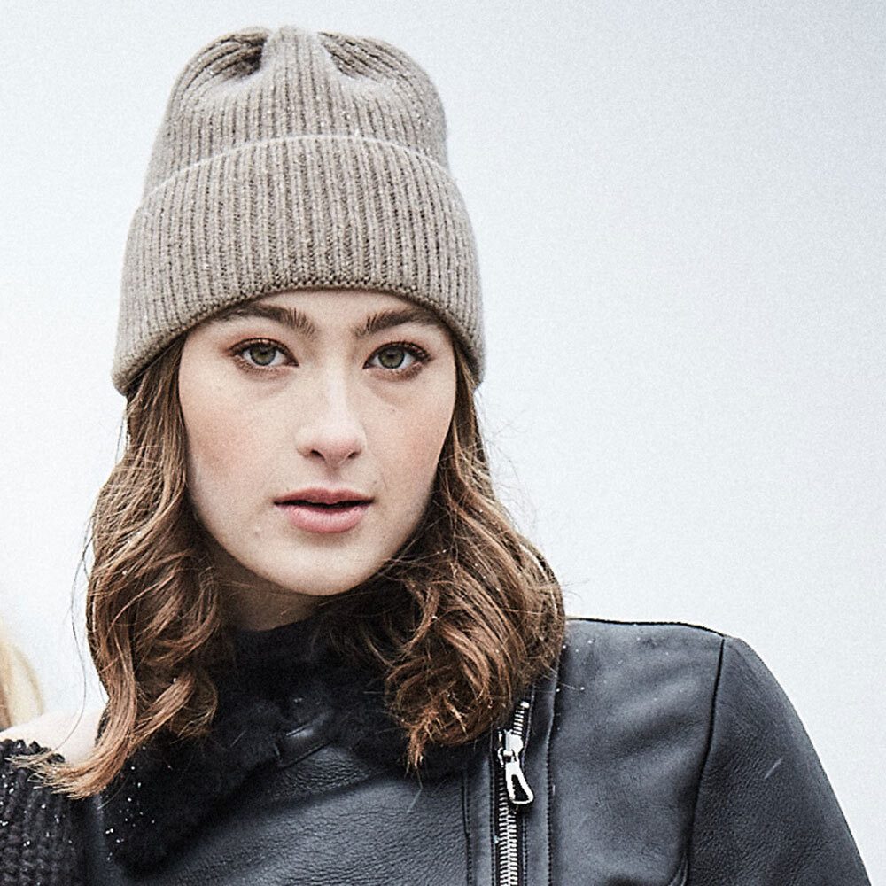 CAPO Strickmütze Strickmütze, Kaschmir gerippt (1-St) Kaschmir günstig online kaufen