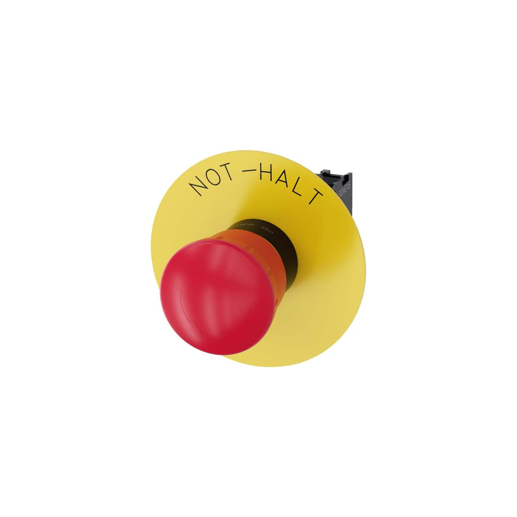 SIEMENS Siemens Indus.Sector Not-Halt-Pilzdrucktaster 22mm, rot, 1Ö 3SU1100-1H Wandtaster