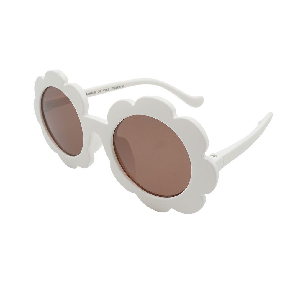 MAXIMO Sonnenbrille (2-St) weiß, Blume, polarisiert, BPA-frei, Girls