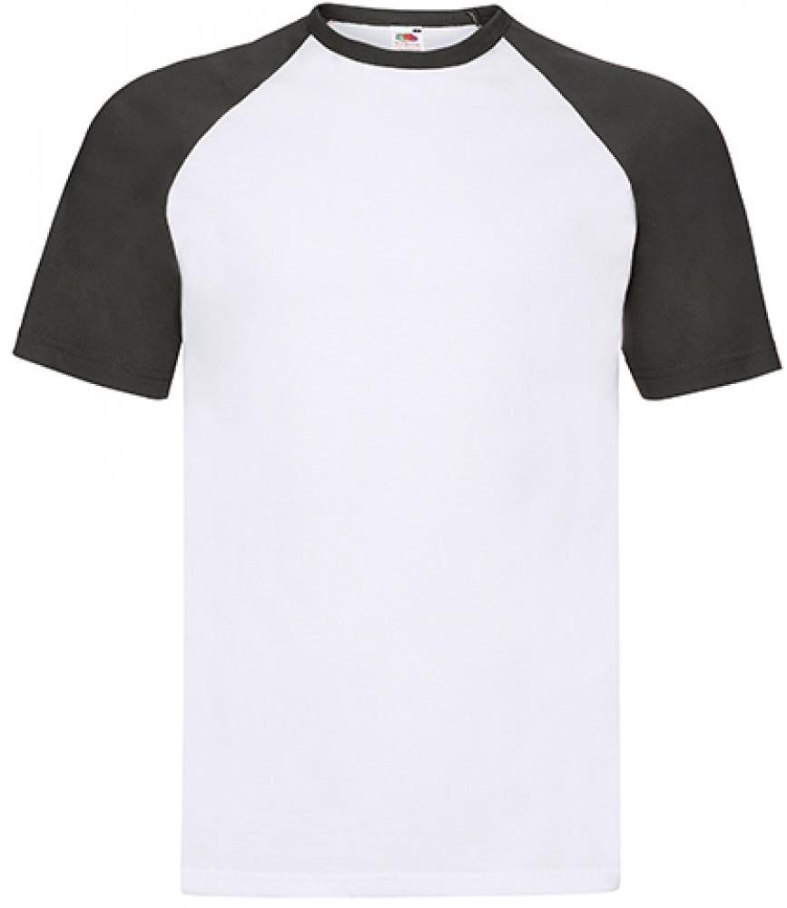 Fruit of the Loom Rundhalsshirt Shortsleeve Baseball Herren T-Shirt
