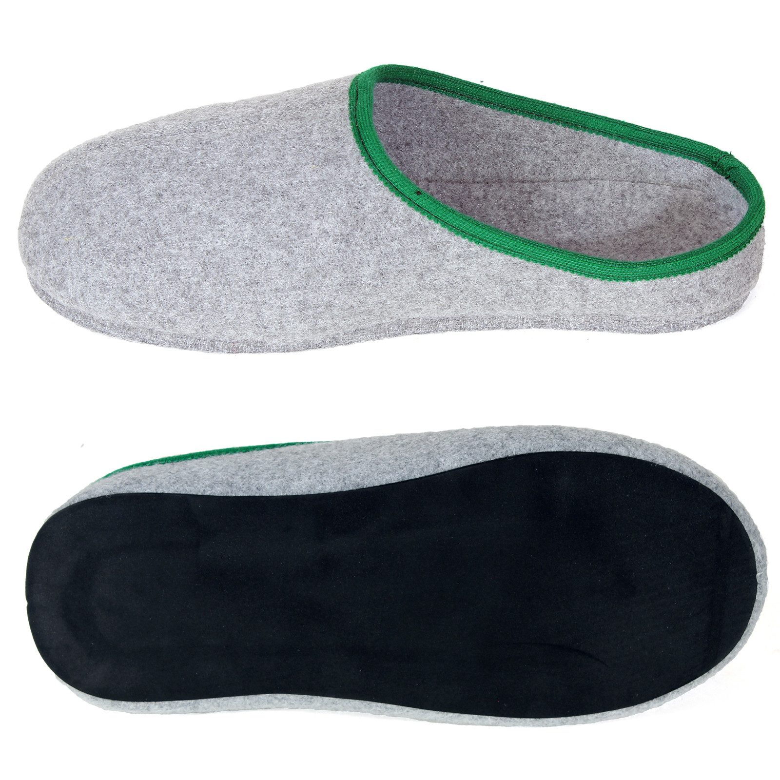 Pantoffelmann Handwerkerpantoffel Überpantoffel Arbeitsschuhe Herren Filz Überschuhe Pantoffel (1 Paar) Filzpantoffeln, Gästepantoffel besonders leicht