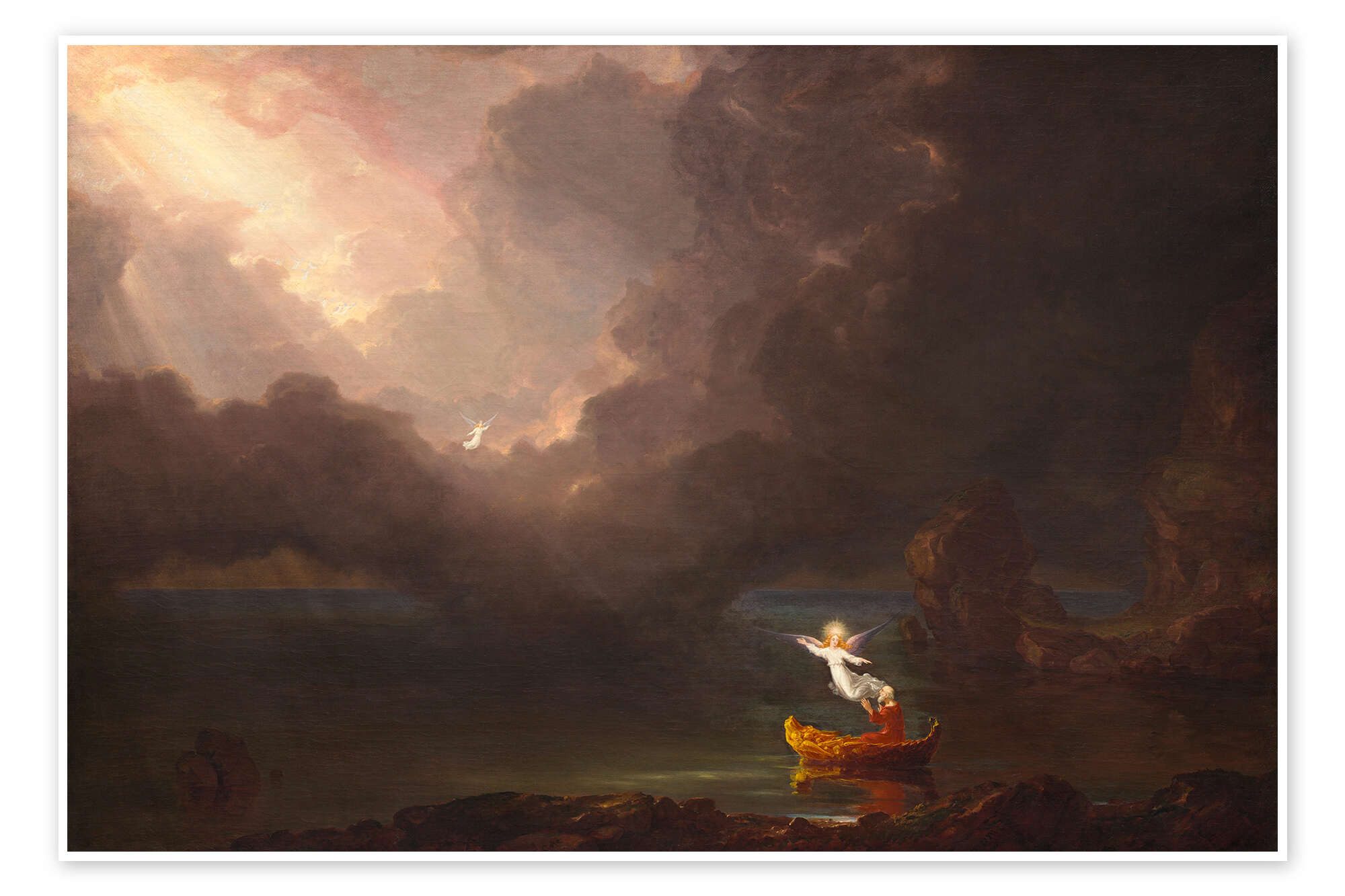 Posterlounge Wandbild Die Reise des Lebens, Alter, Thomas Cole, erhältlich als Poster, Leinwandbild, Wandsticker oder Acrylglasbild