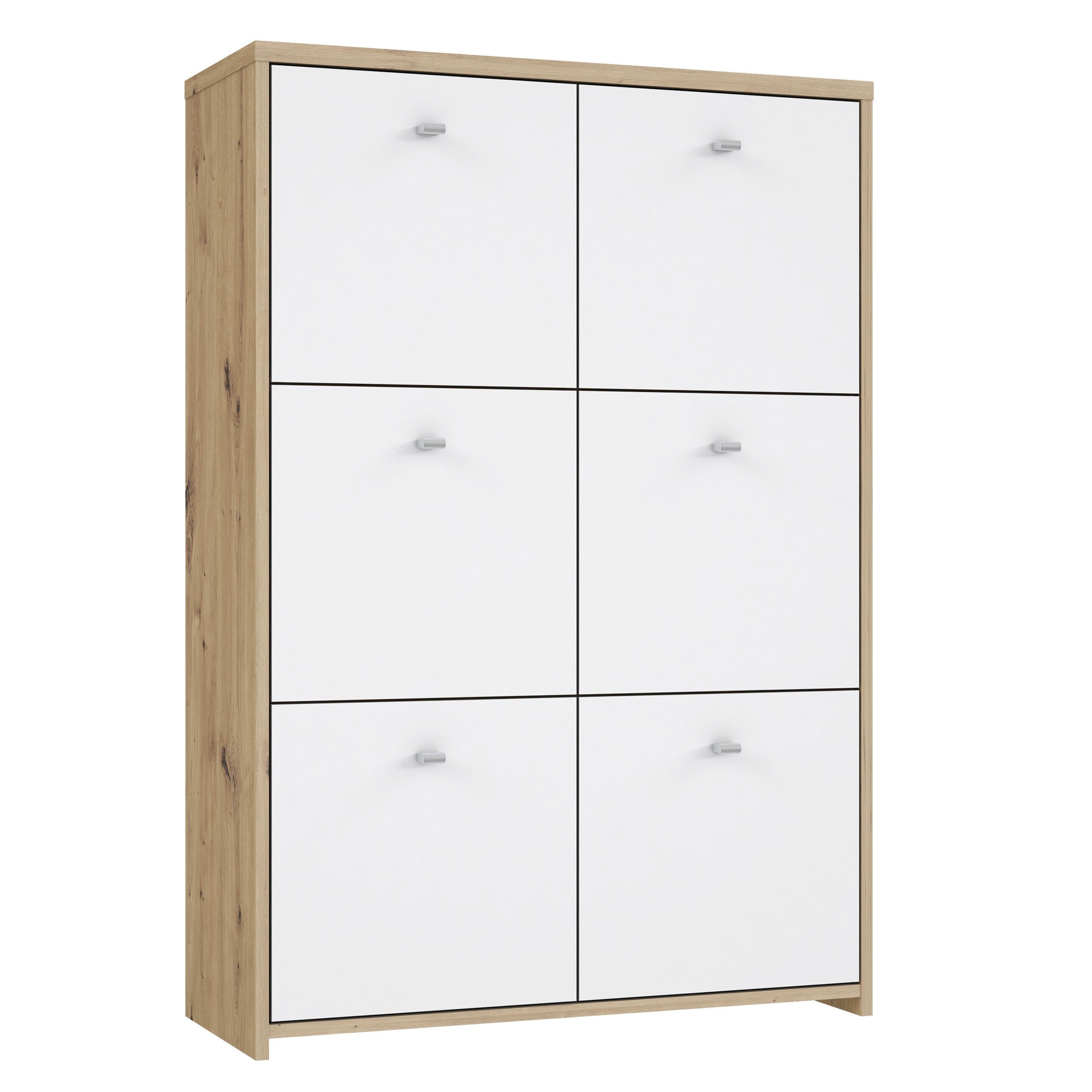 Newroom Kommode Artisan Eiche 77 cm, Kommode Artisan Eiche Skandi Modern Sideboard Highboard Wohnzimmer