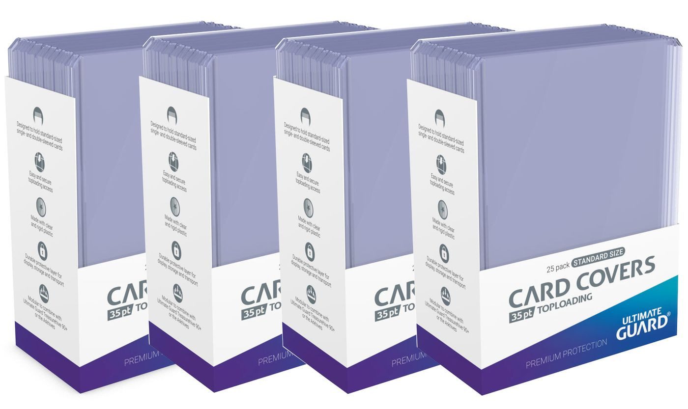 Ultimate Guard Sammelkarte 100 Card Covers Toploading 35 pt Transparent (4x25er-Pack)