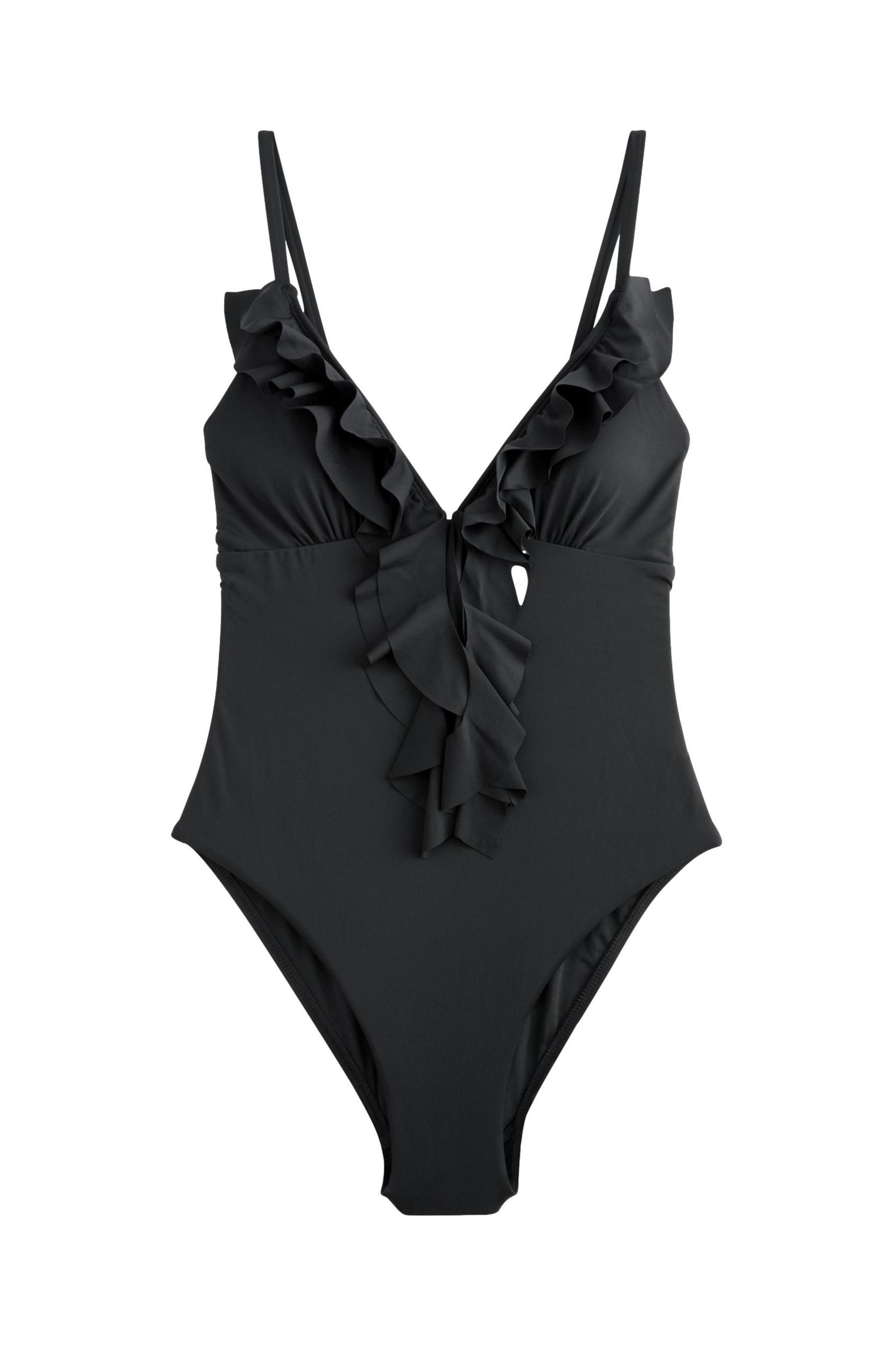 Next Badeanzug Bauchformender Badeanzug mit Rüschenausschnitt (1-St) günstig online kaufen