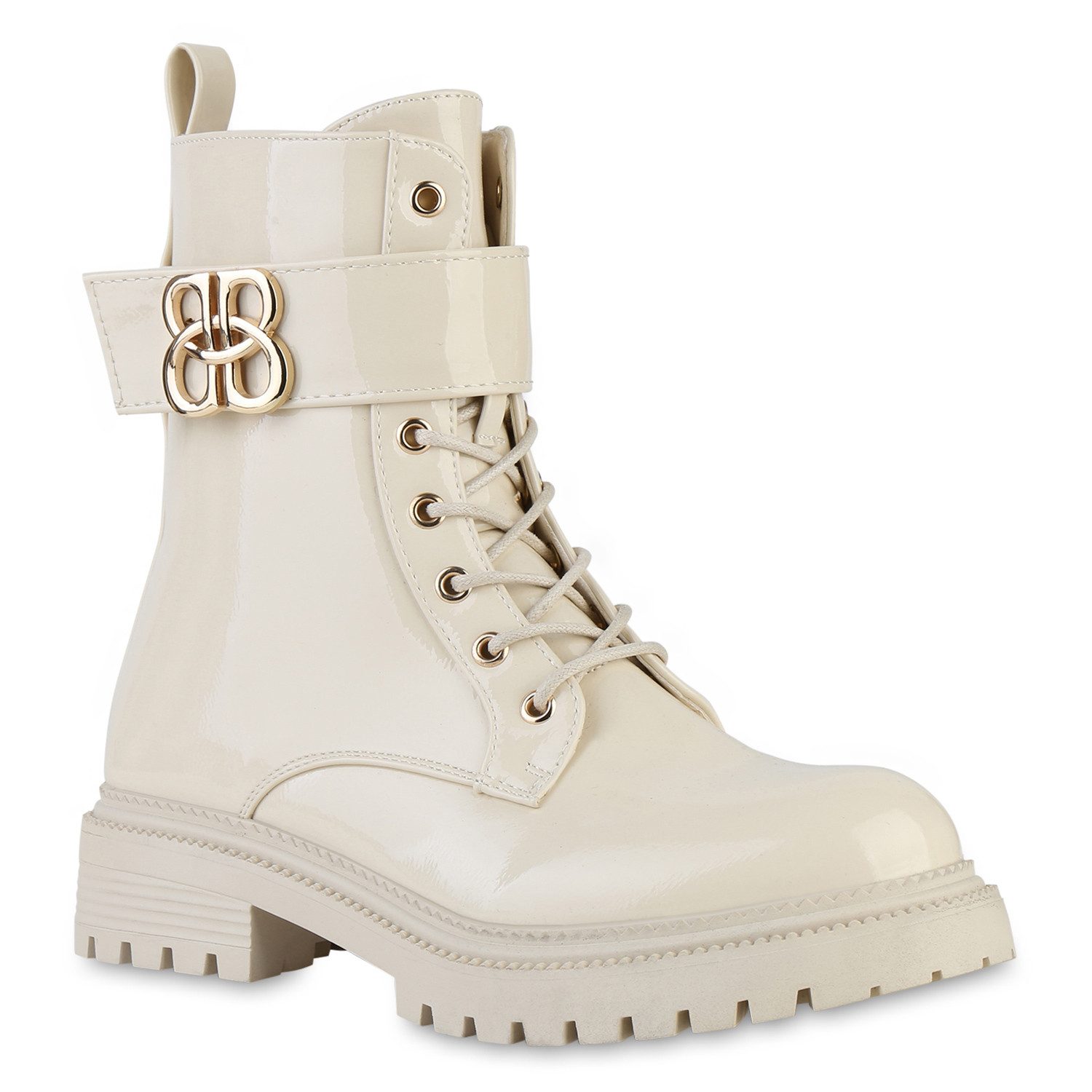 VAN HILL 841356 Schnürstiefelette Damen Leicht Gefütterte Schnürstiefelette günstig online kaufen