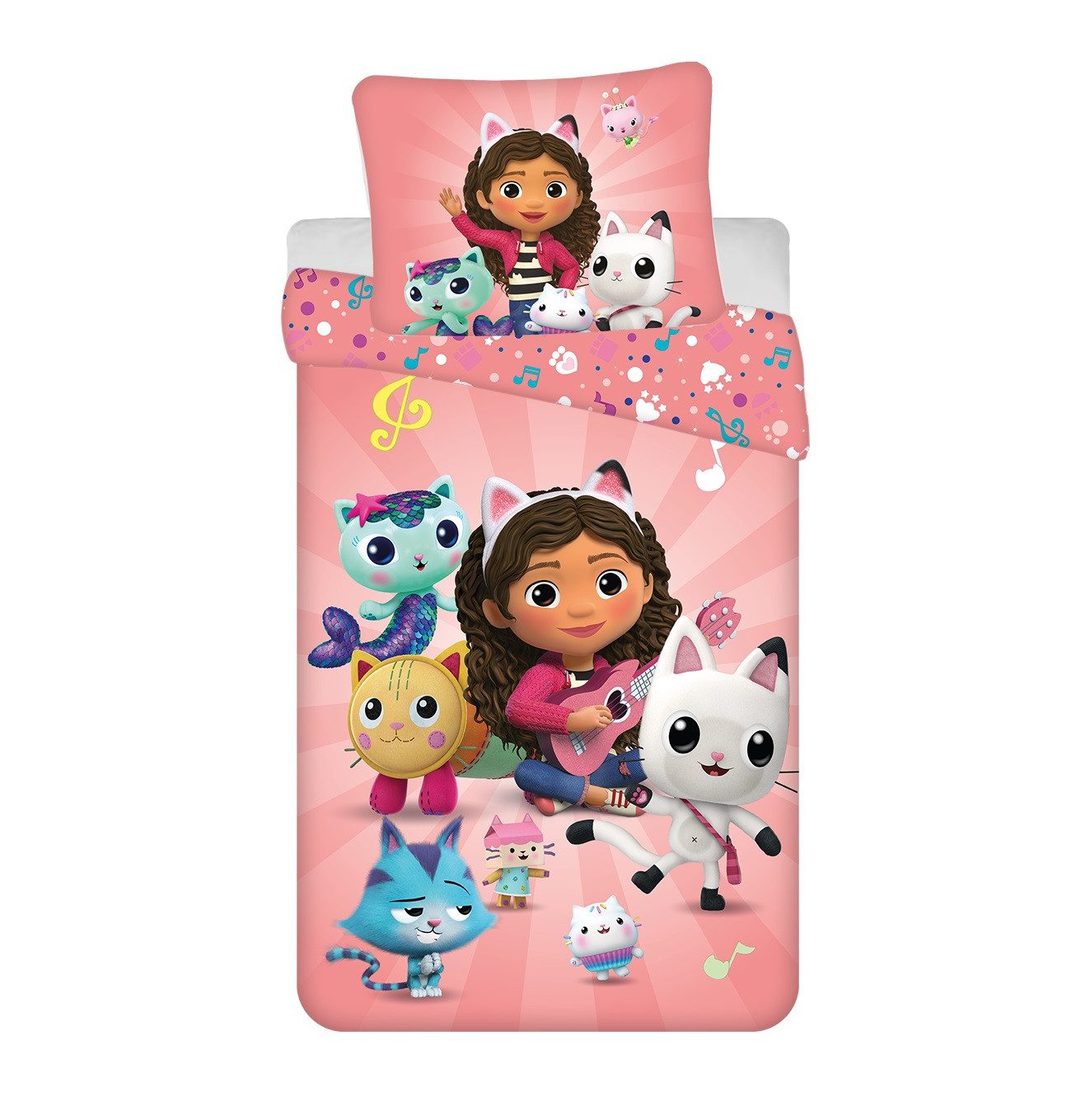 Gabby's Dollhouse Kinderbettwäsche Baumwolle Bettbezug 140x200 günstig online kaufen