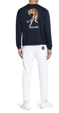 roberto cavalli Sweatpants RC MONOGRAM-PRINT SWEATPANTS JOGGİNG WEIß