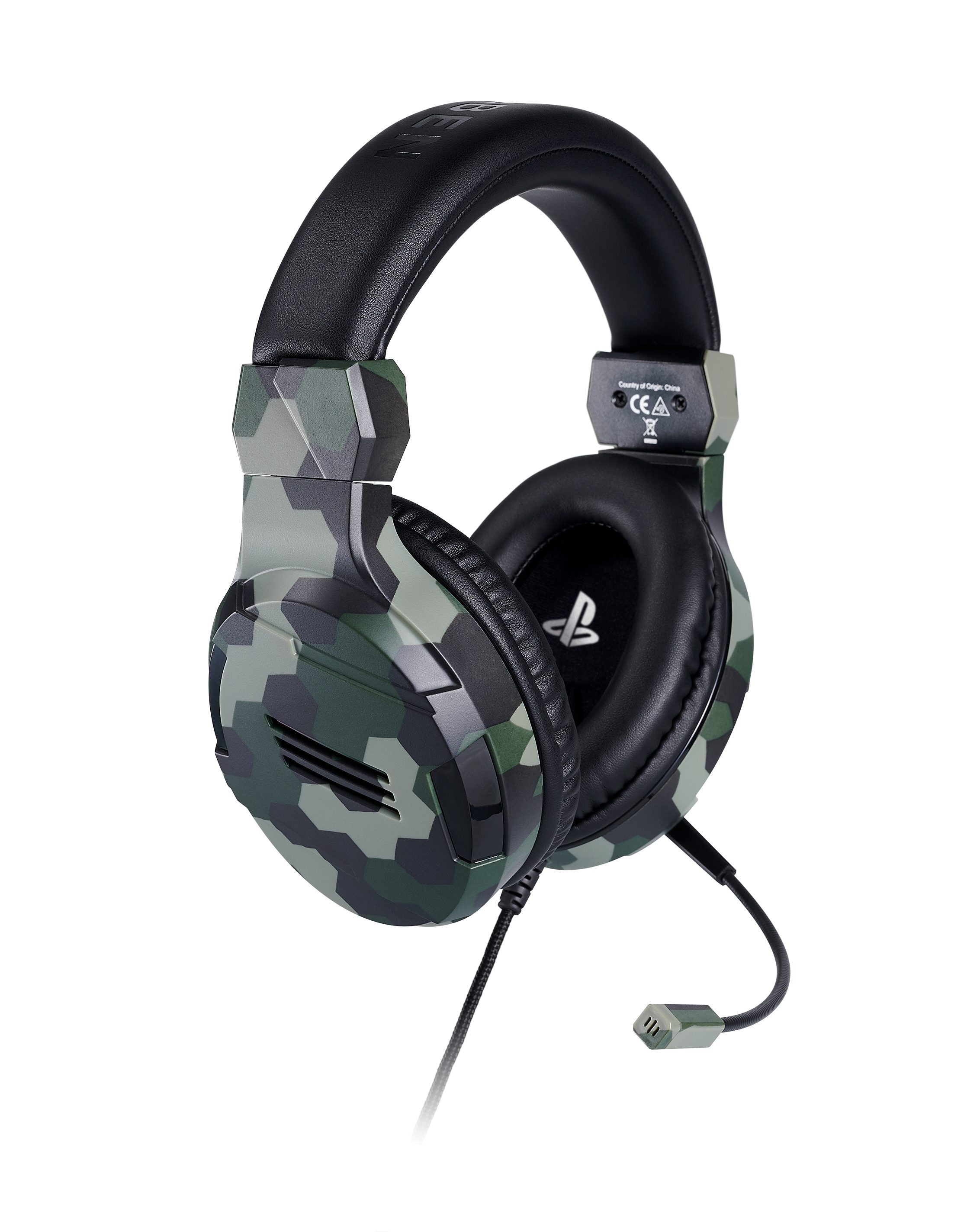 nacon PS4 Stereo-Headset V3 [Offizielle Playstation Lizenz] camo green Gaming-Headset