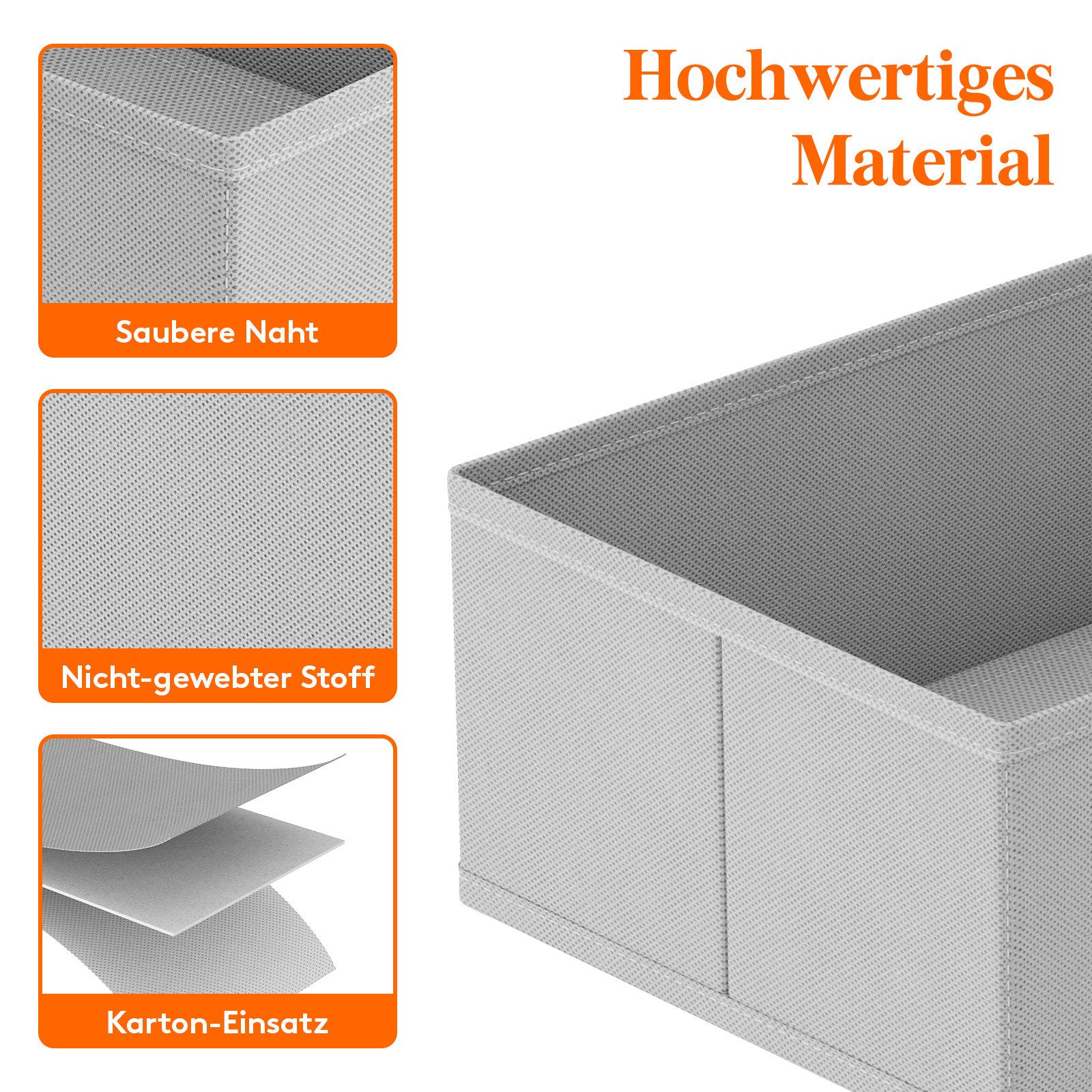 Lifewit Aufbewahrungsdose Schubladen Organizer, Schrank Schubladen Ordnungssystem (12 St) – Bild 5 von 5