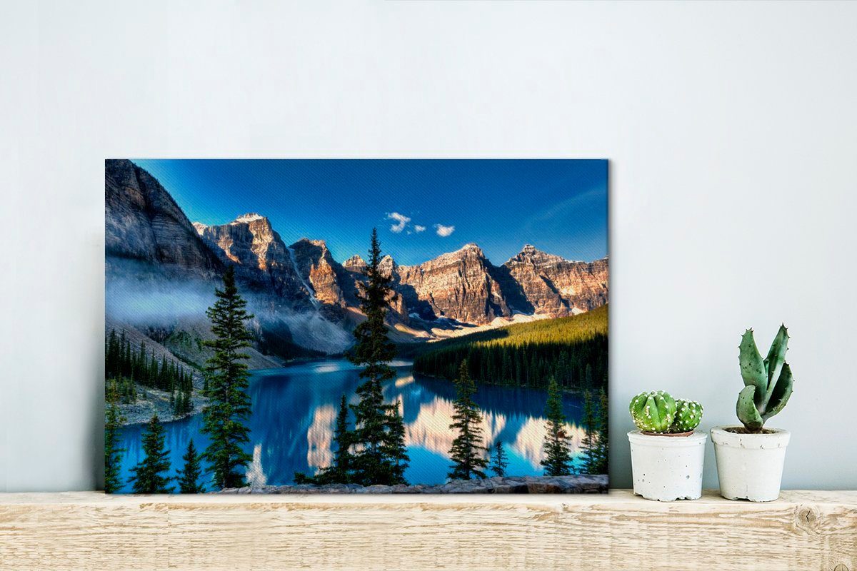 OneMillionCanvasses® Leinwandbild Nebliger Morgen über dem nordamerikanisch günstig online kaufen