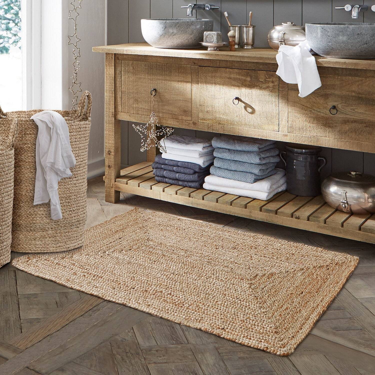 Mirabeau Badematte Badematte Busselton braun, Höhe günstig online kaufen