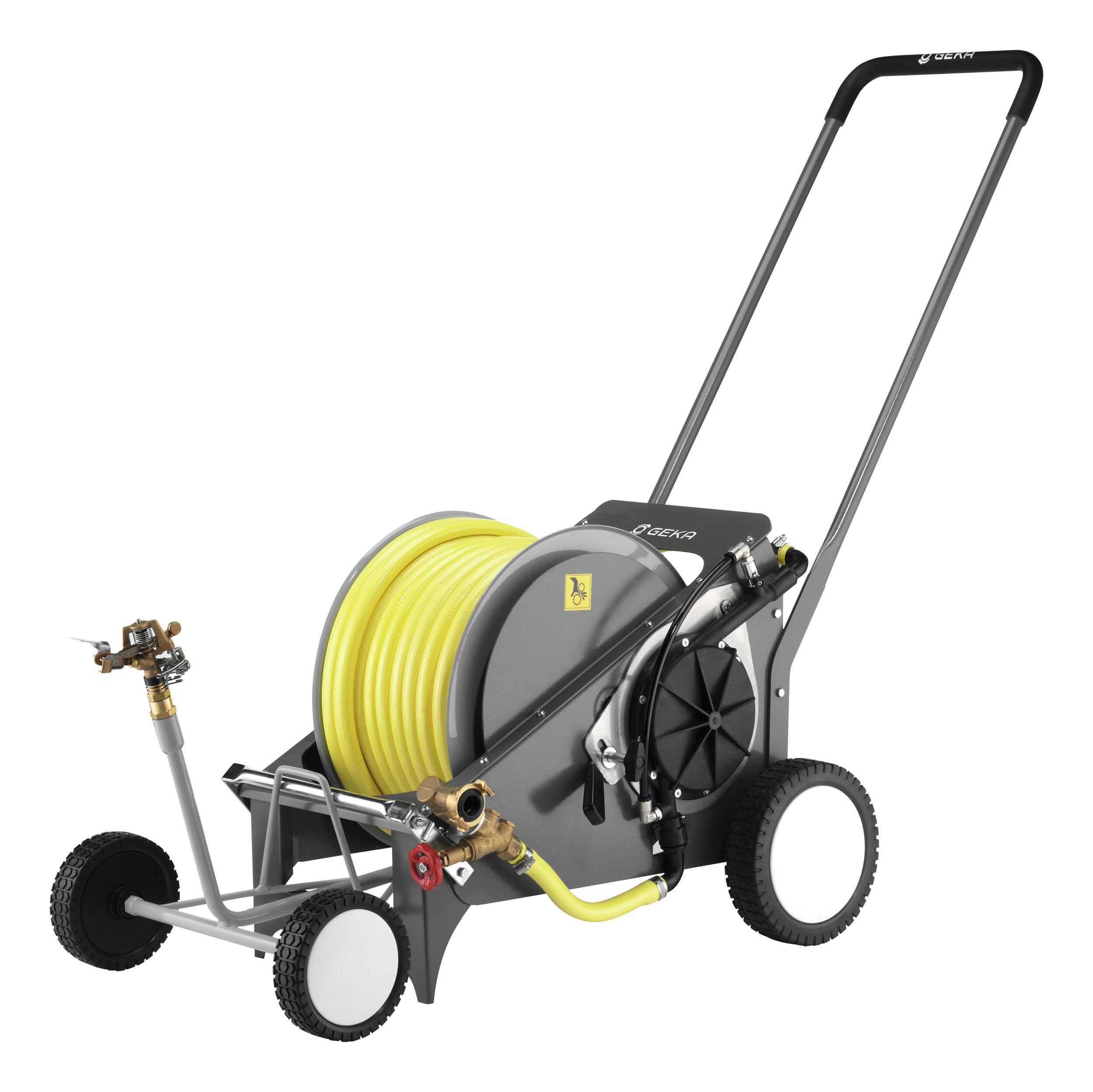 GEKA Schlauchwagen, Plus Automatische Regnerwagen RW40 mit 40m 5/8" Schlauch Regner V80