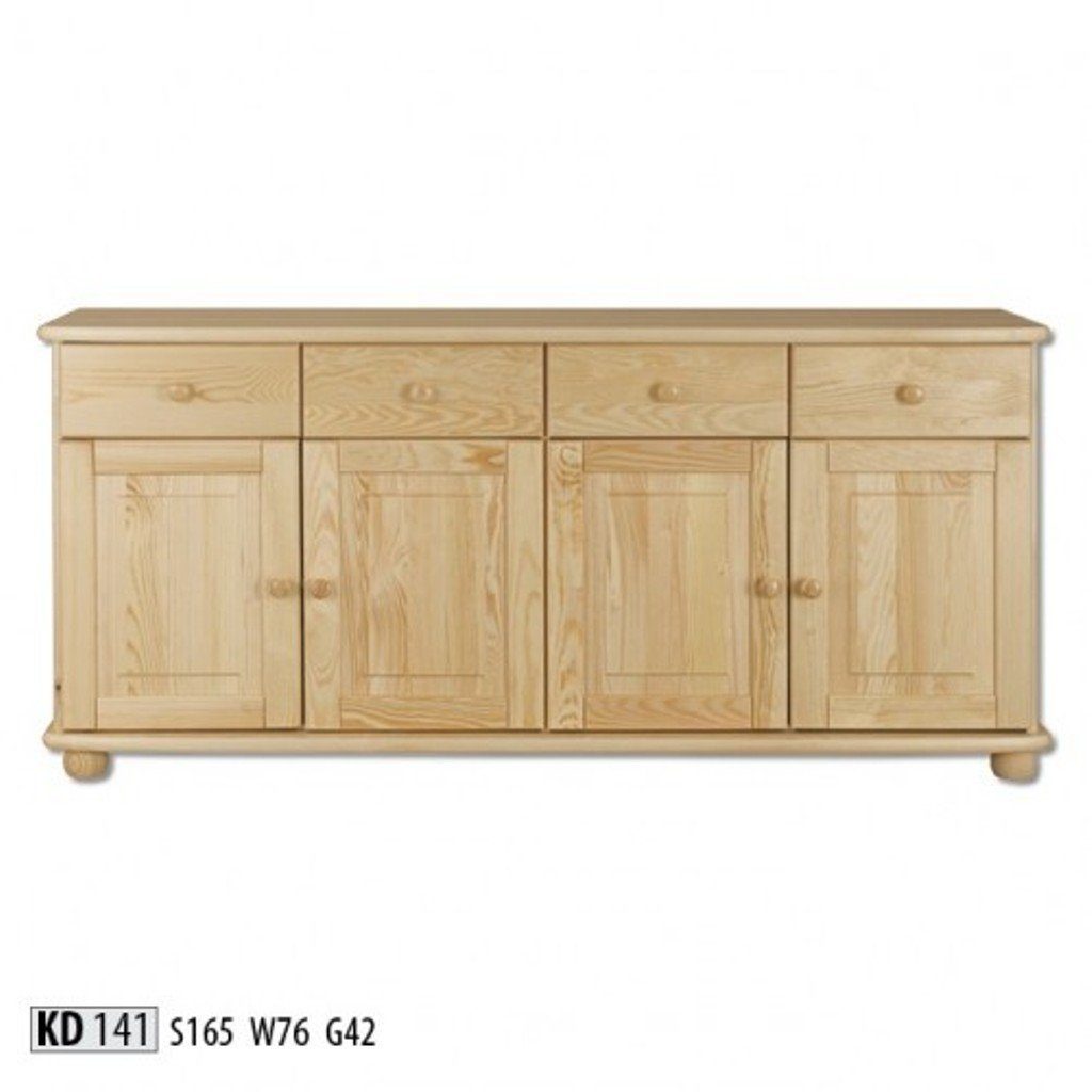 JVmoebel Anrichte, Massive Kommode Anrichte Schrank Möbel Echtholz Neu Sideboard