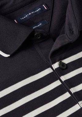 Tommy Hilfiger Poloshirt PLACED STRIPE POLO in gestreifter Optik