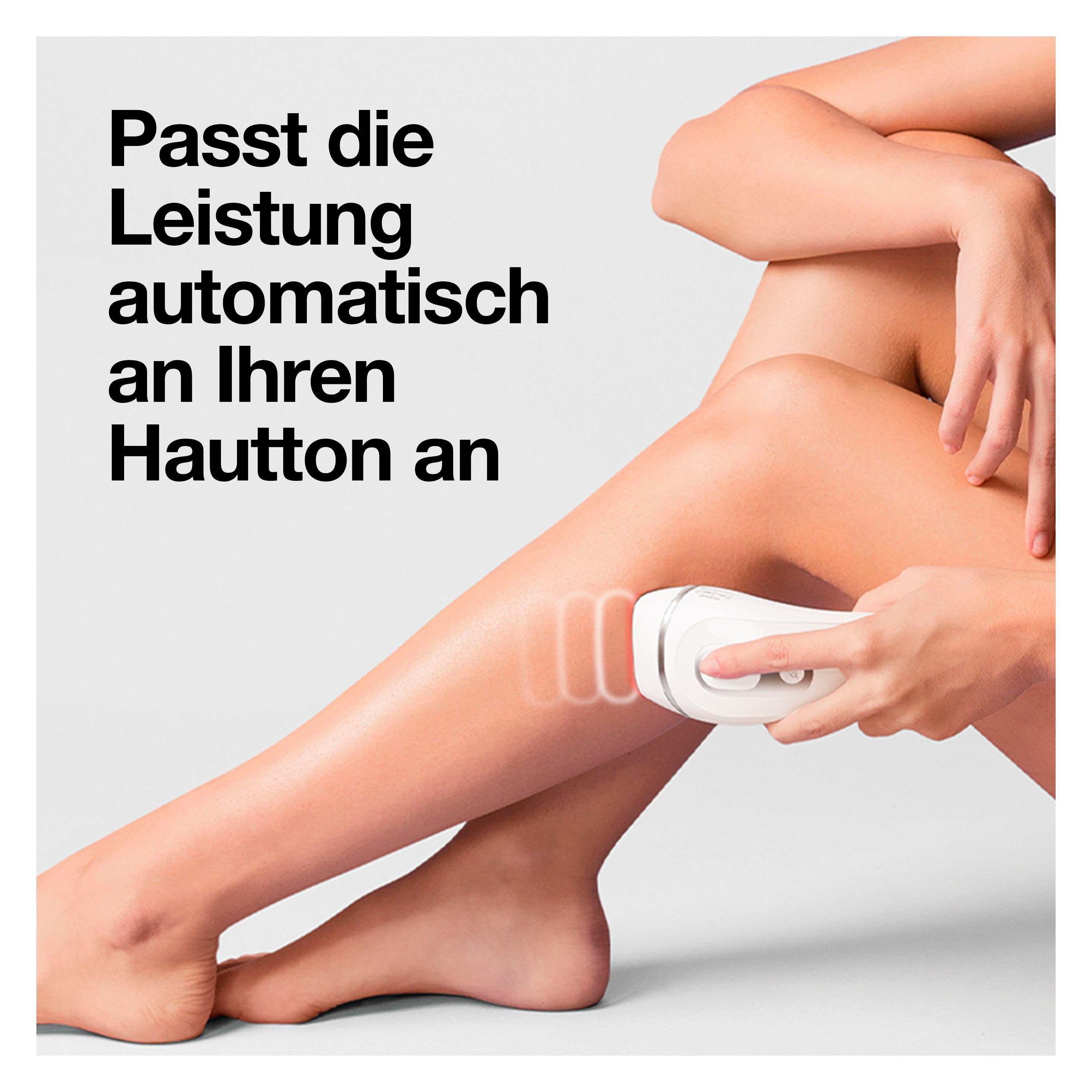 Braun IPL-Haarentferner Silk·expert Pro 3 PL3230, pro Minute bis zu 100 Lichtimpulse, 3 Aufsätze, mit Aufbewahrungstasche