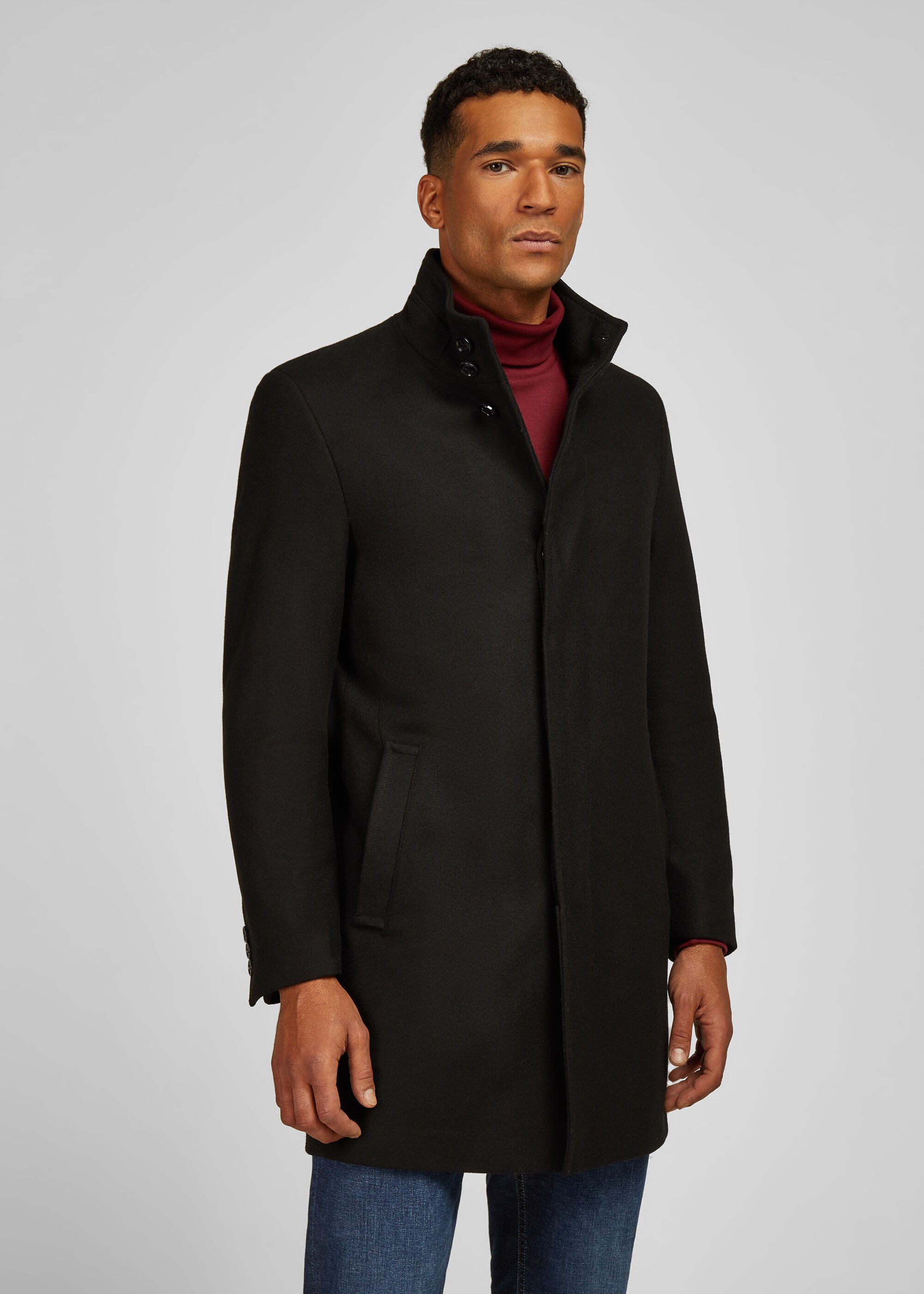 HECHTER PARIS Wollmantel Zeitlose Eleganz