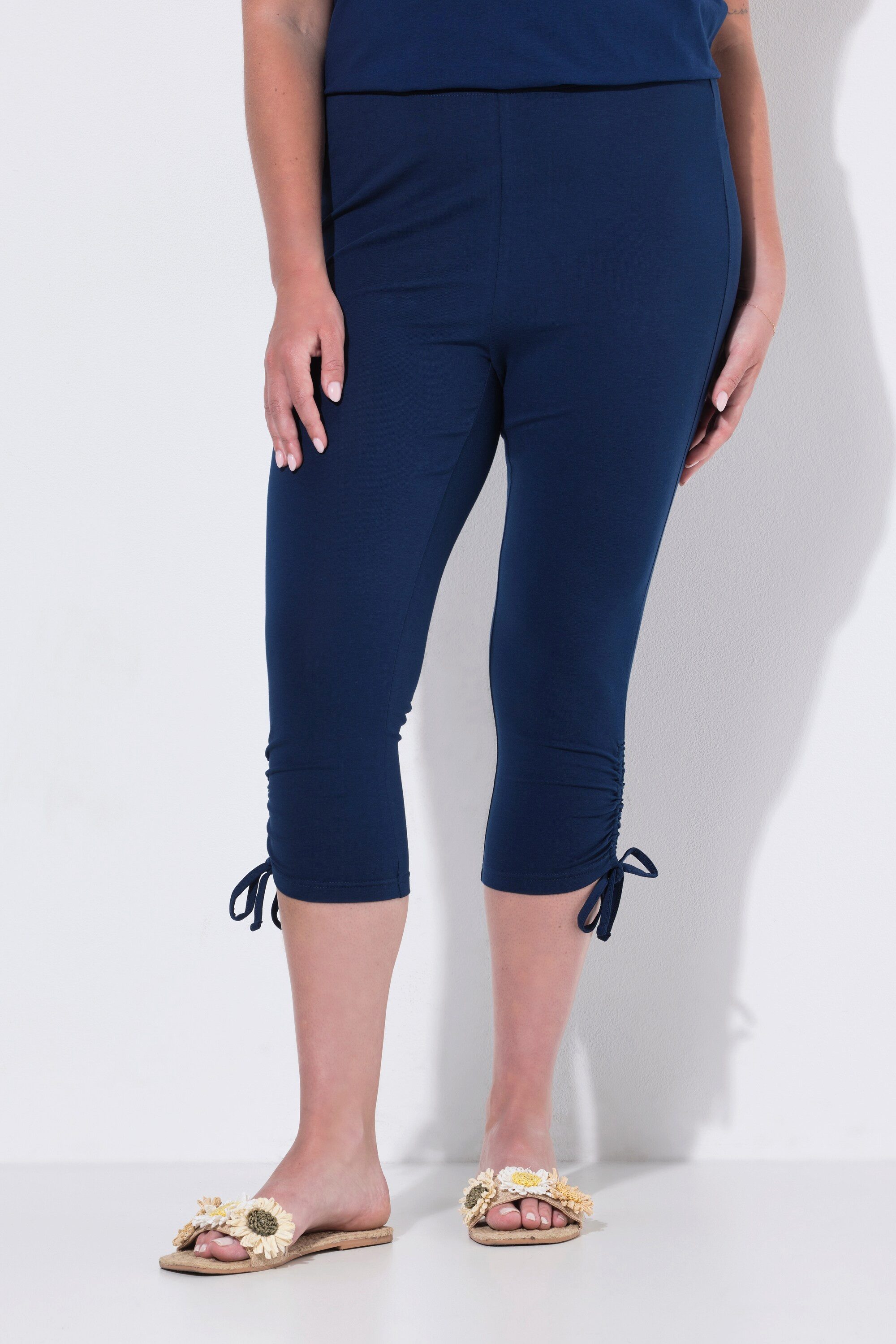 Angel of Style Leggings Capri-Leggings Saum mit Bindeband