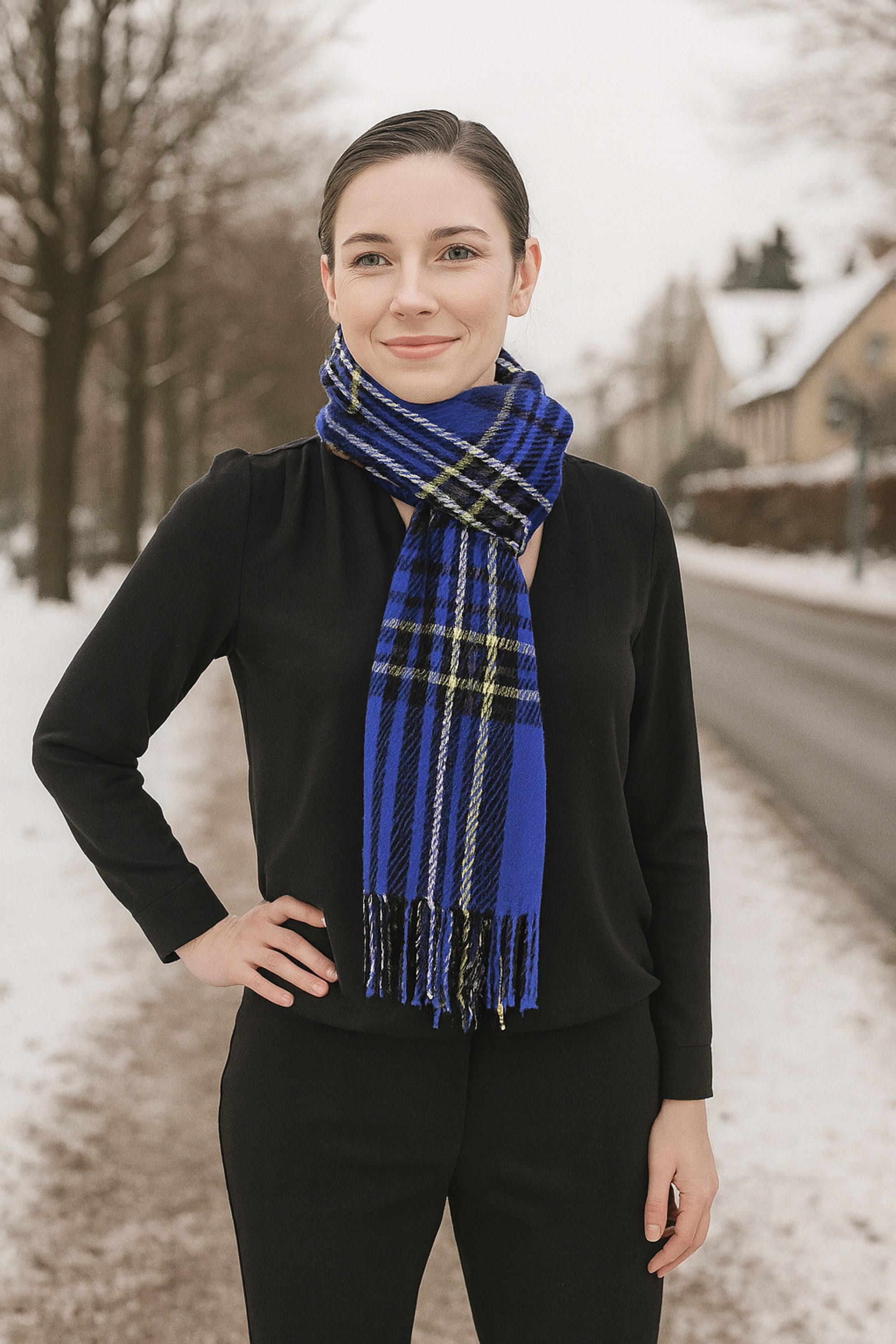 COLLEZIONE ALESSANDRO Wollschal ItaloScot, (1-St), in modischen Farben, Made in Italy