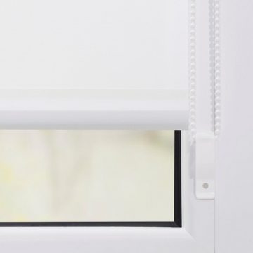 Seitenzugrollo Klemmfix Motiv Stroh, LICHTBLICK ORIGINAL, Lichtschutz, ohne Bohren, freihängend, Klemmfix, bedruckt