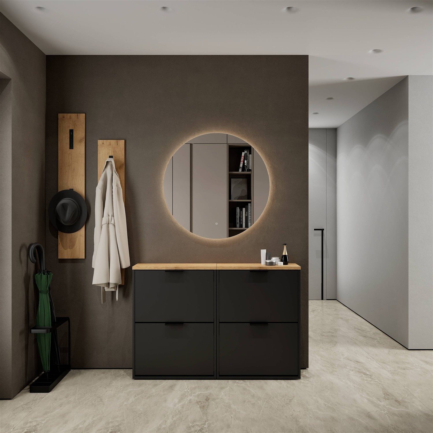 Planetmöbel Schuhschrank Flur Möbel Schuhrank, verschiedene Farben (Schuhsc günstig online kaufen