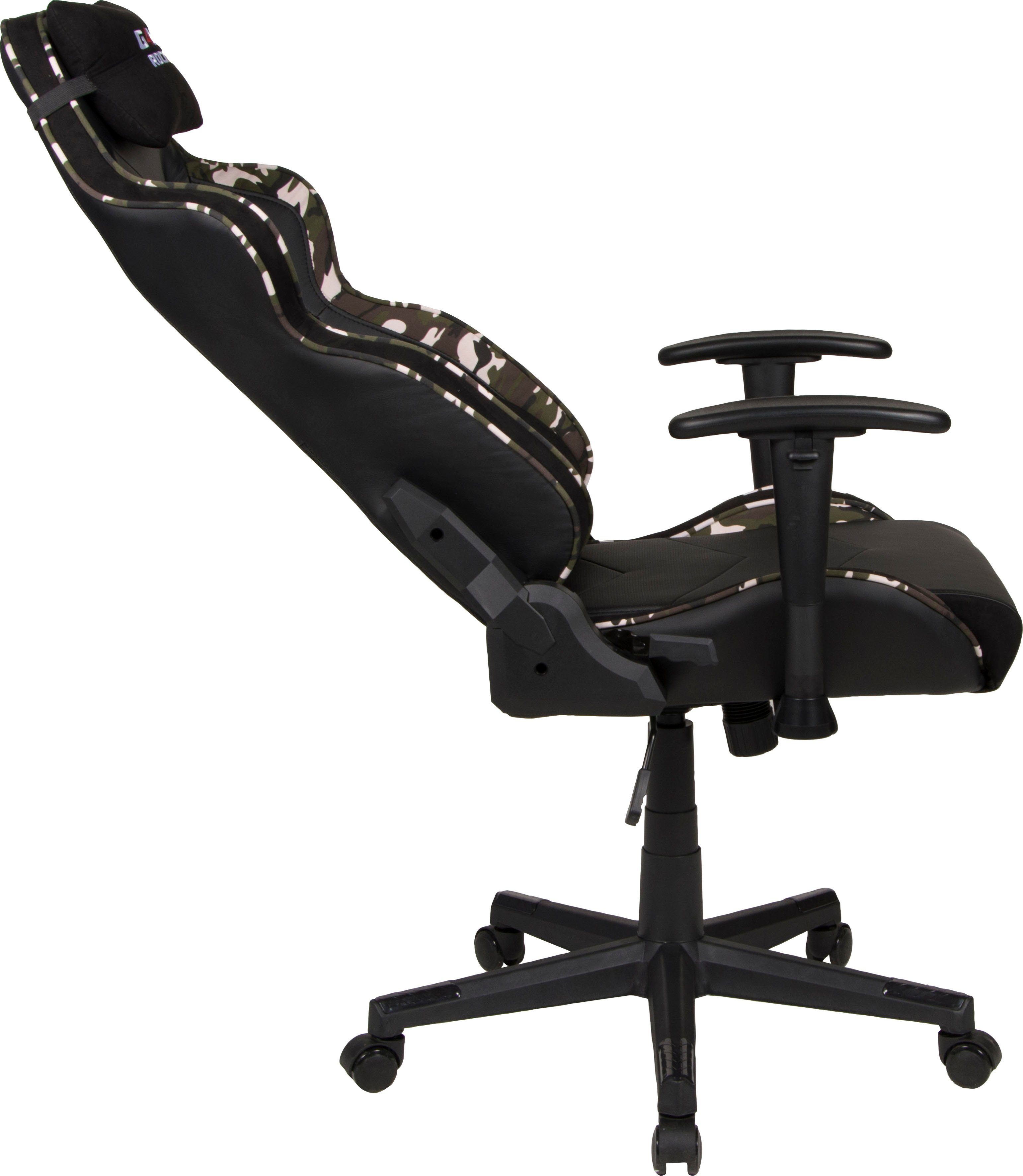 Duo Collection Chefsessel Camouflage schwarz/camouflage Gaming grün Game-Rocker Optik Chair G-30, in