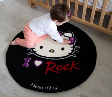 Teppich BC 15-B 80 cm Rund, Hello Kitty, Rund, Höhe: 5 mm