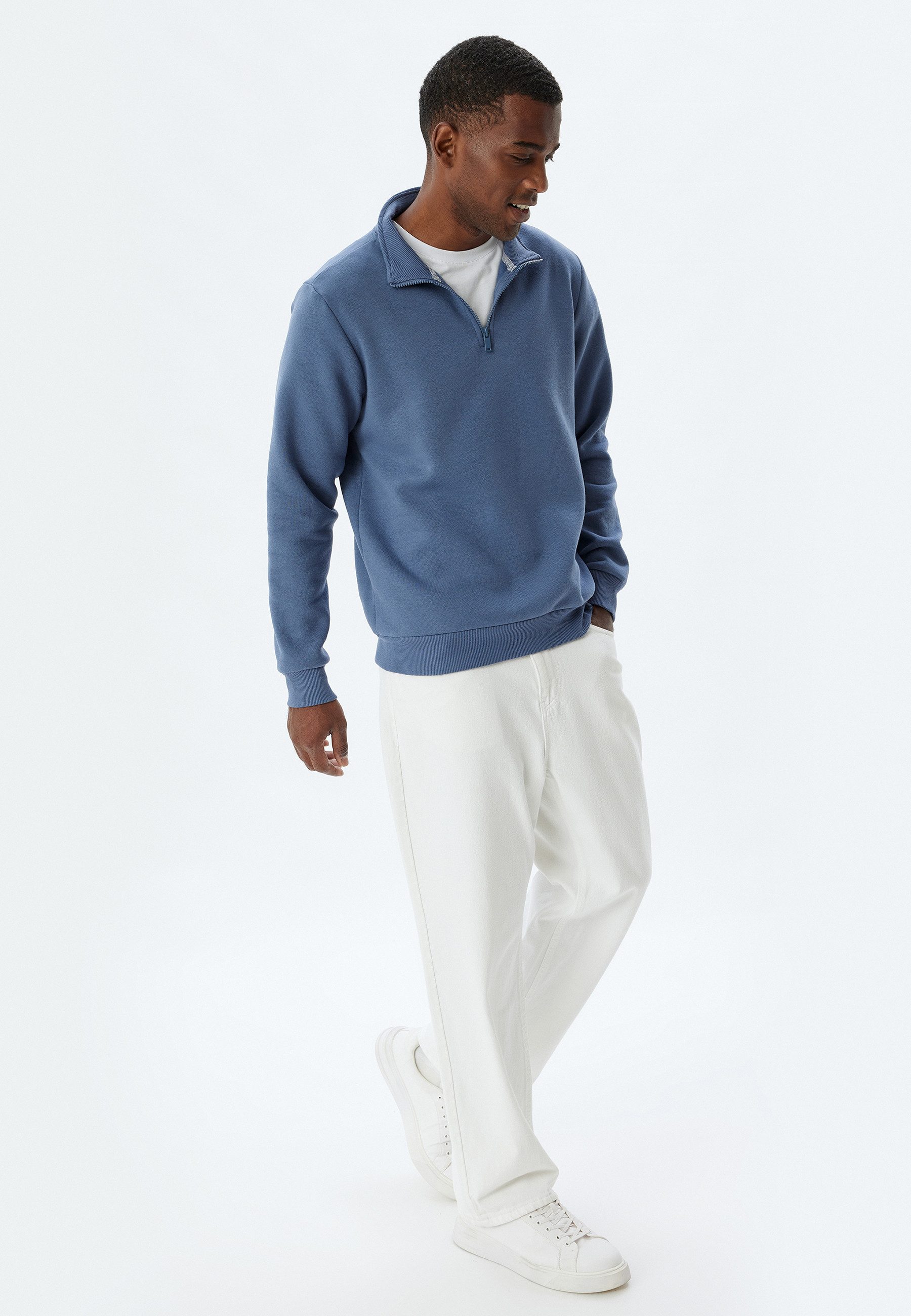 Koton Sweatshirt Halbreißverschluss Softshell