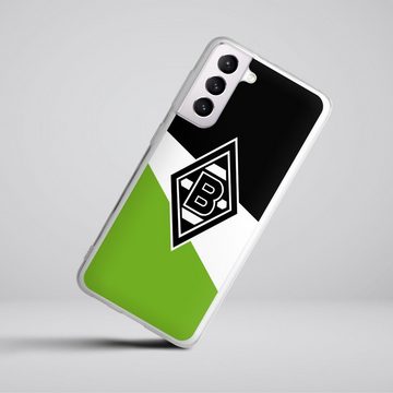DeinDesign Handyhülle Borussia Mönchengladbach Gladbach Offizielles Lizenzprodukt, Samsung Galaxy S21 5G Silikon Hülle Bumper Case Handy Schutzhülle