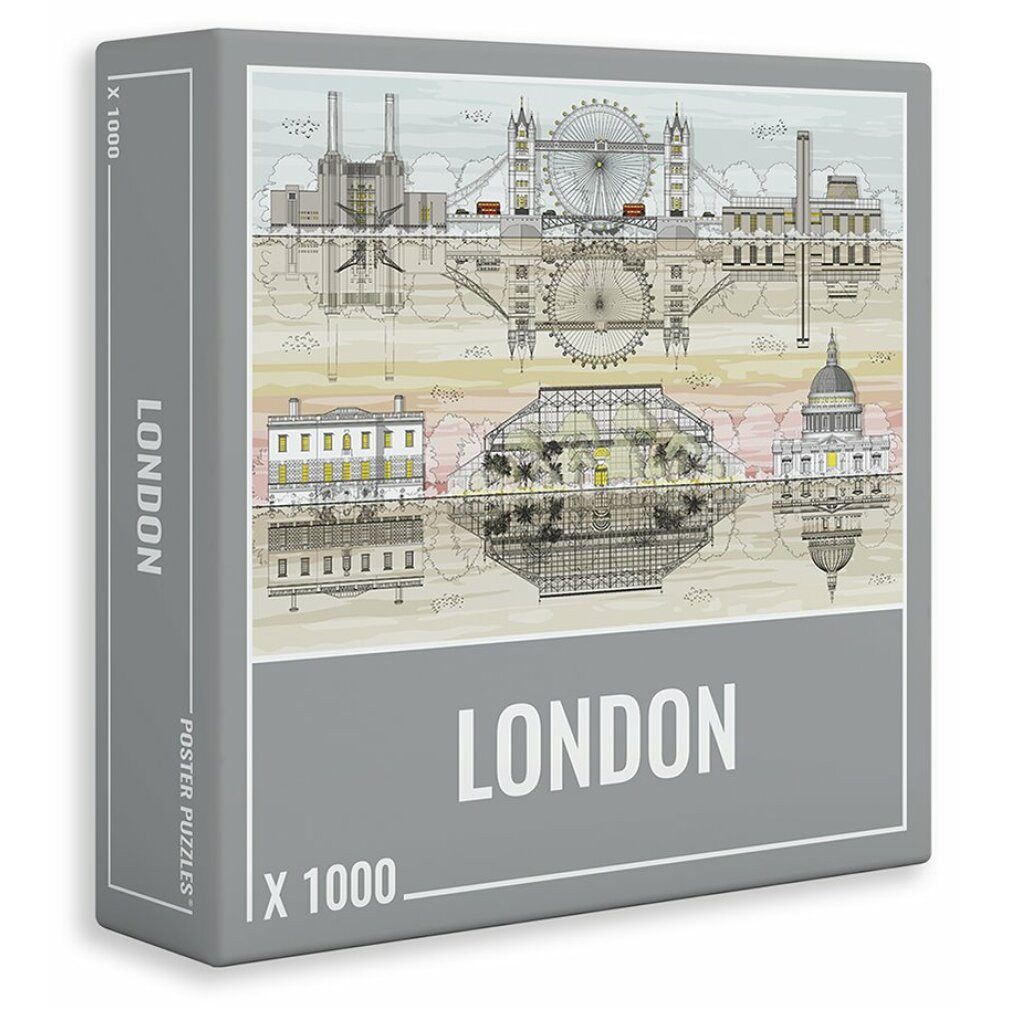 CLOUDBERRIES Puzzle Puzzle London 1000 Teile, Puzzleteile