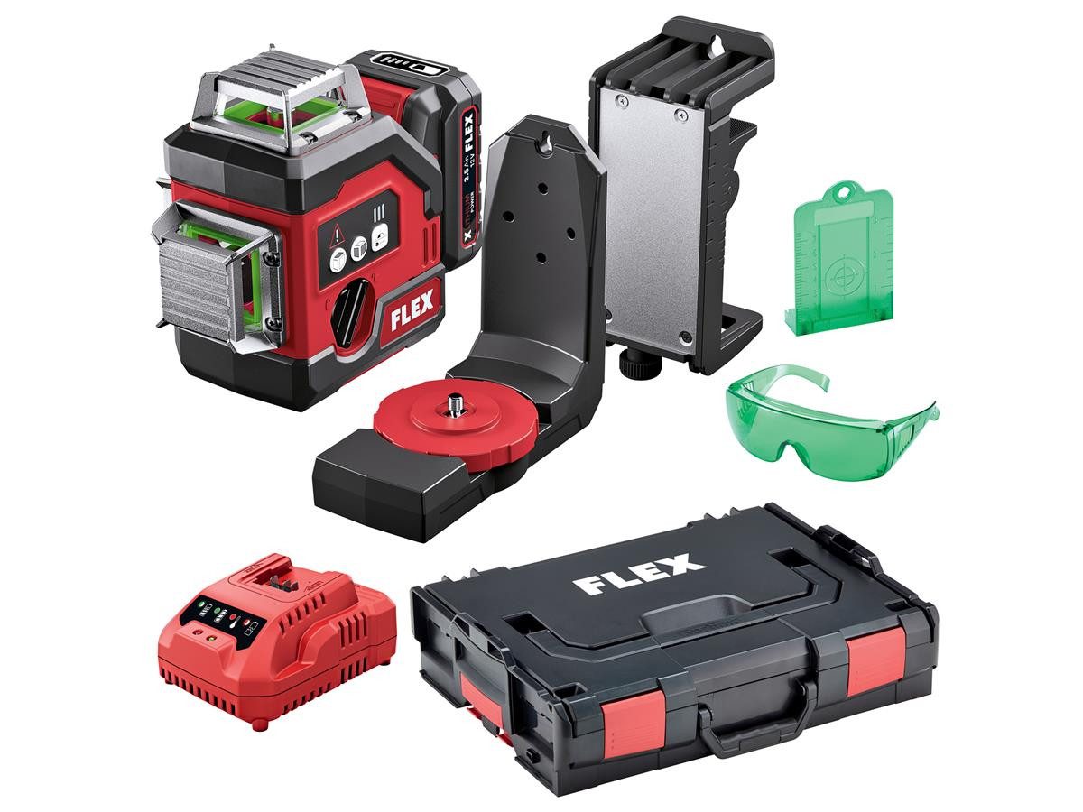Flex Kreuzlinienlaser ALC 3/360-G/R 12 Set