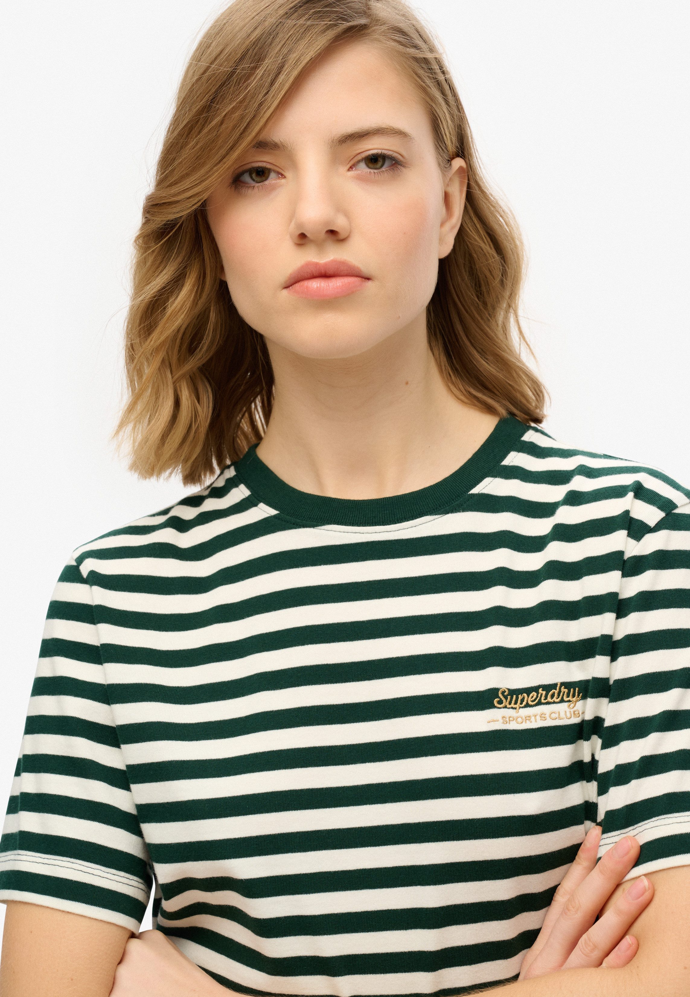 Superdry Kurzarmshirt COUNTRY CLUB PLAIN T-SHIRT günstig online kaufen