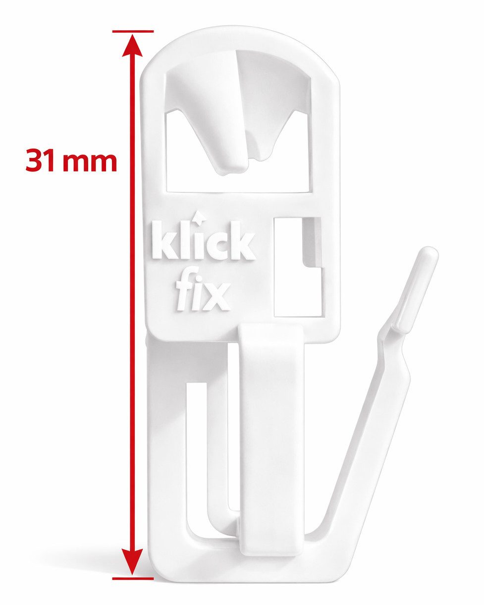 rewagi Gardinenhaken Klick-Gardinengleiter, Gardinenhaken, Überklipshaken- günstig online kaufen