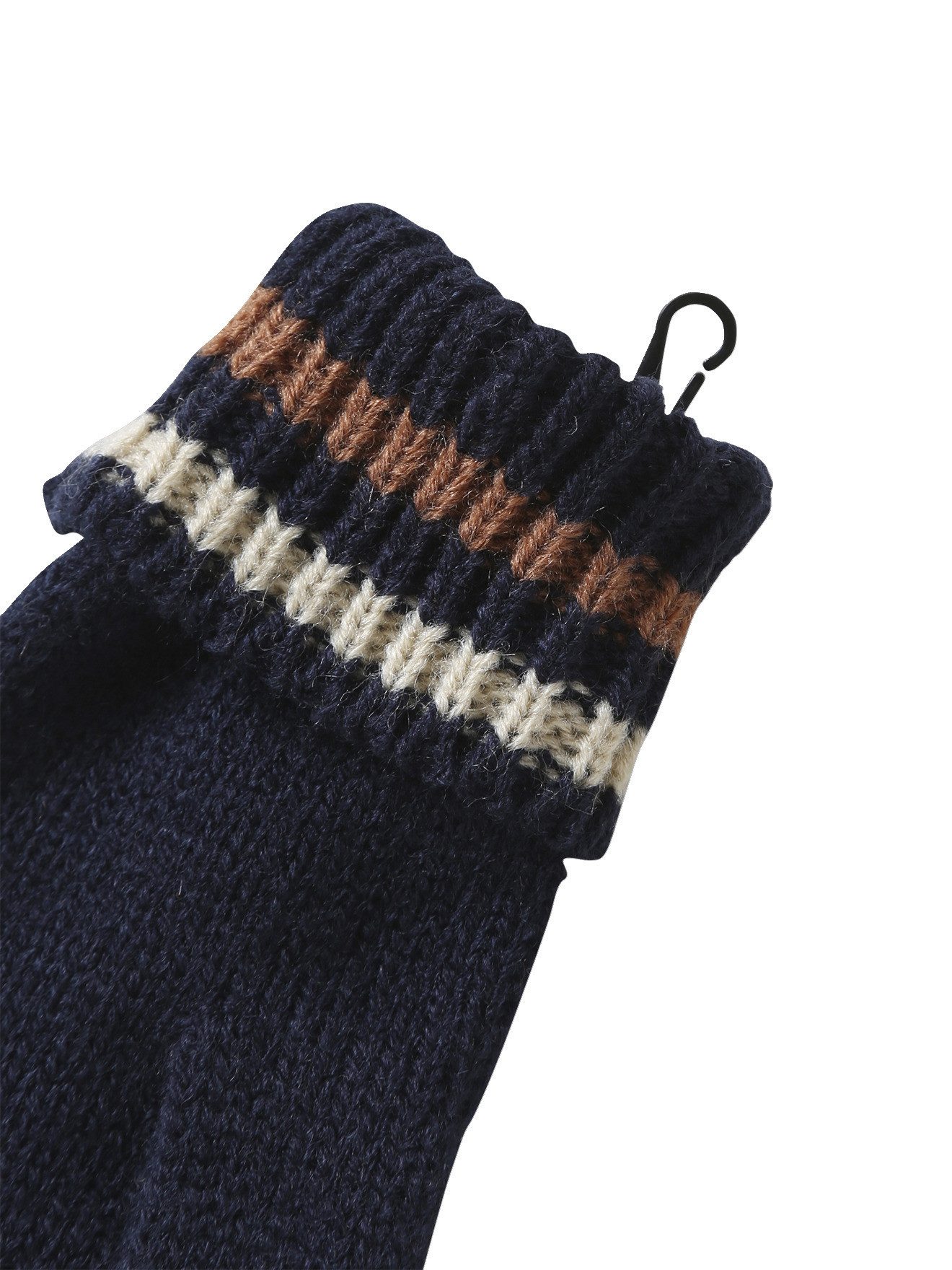 vertbaudet Mütze & Schal Jungen Set: Mütze, Snood und Handschuhe gestreift