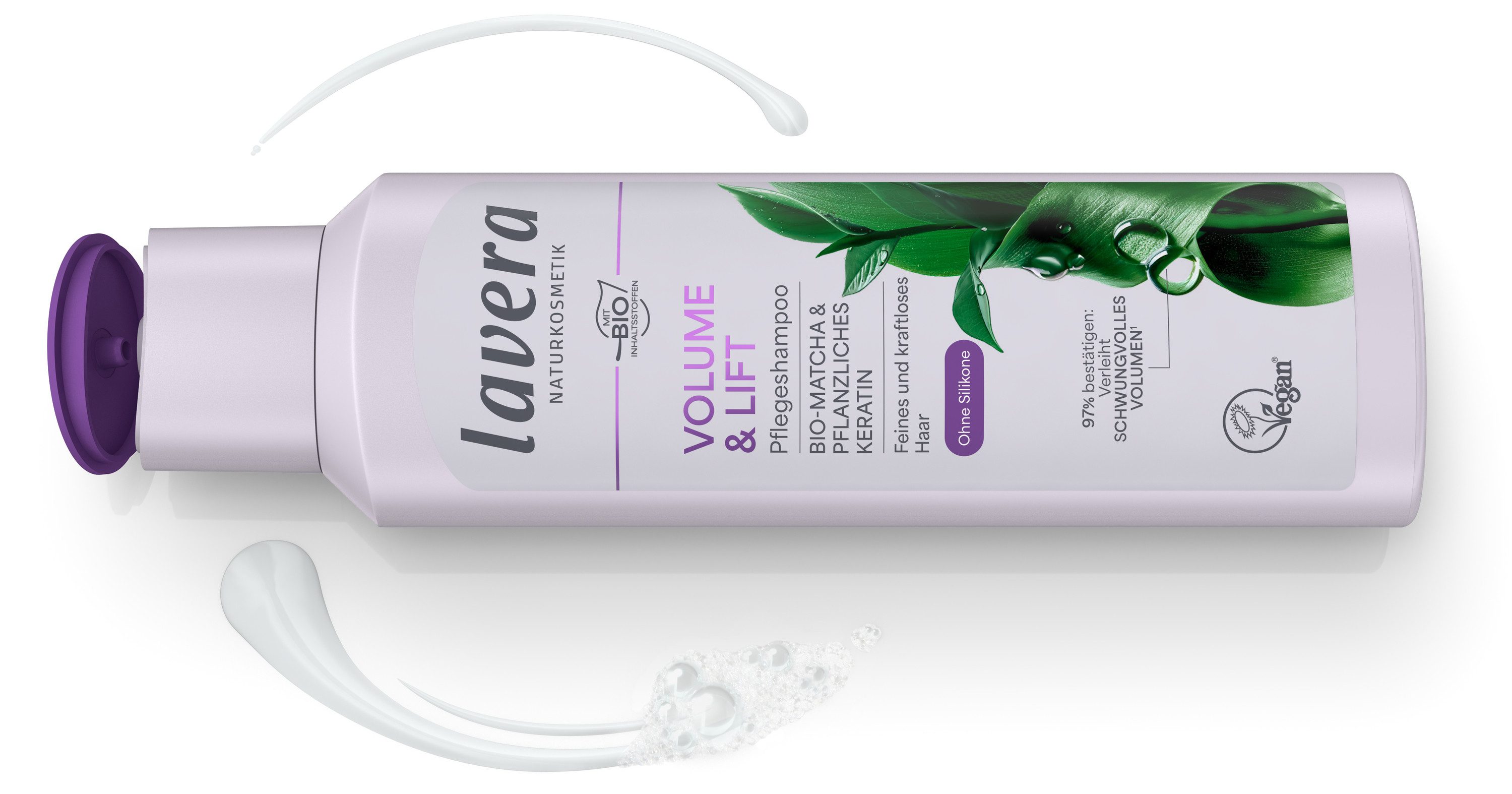 lavera Haarshampoo Pflegeshampoo Volume & Lift, 1-tlg.