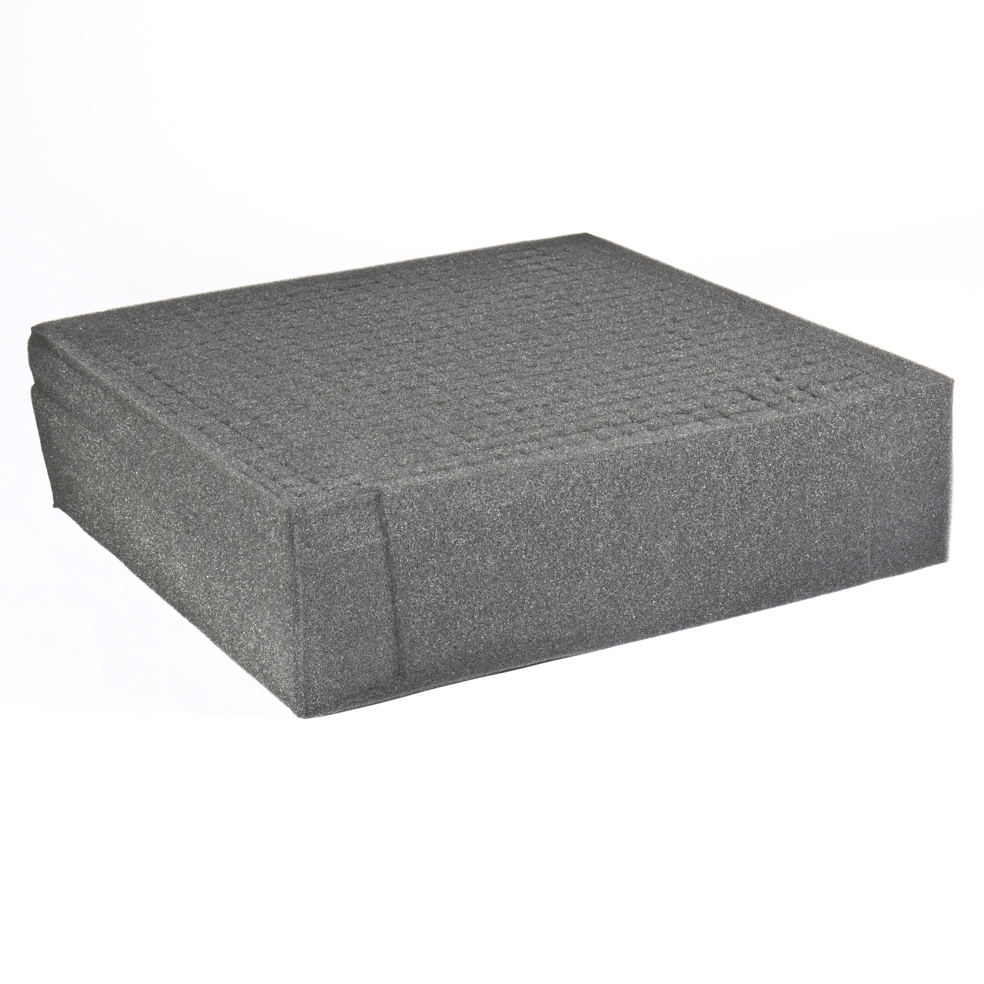 MUSIC STORE Koffer, Rackschubladeninlay 3HE, Blockschaum, Rackschublade