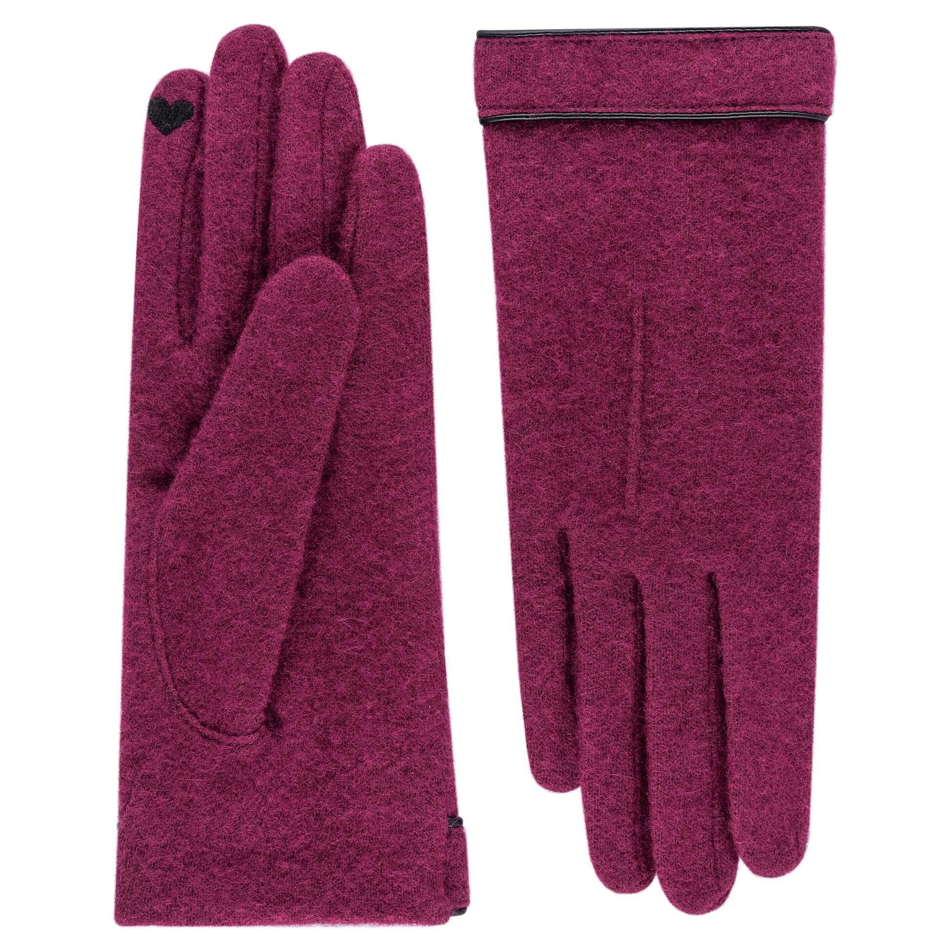 Roeckl Strickhandschuhe Leather Piping günstig online kaufen