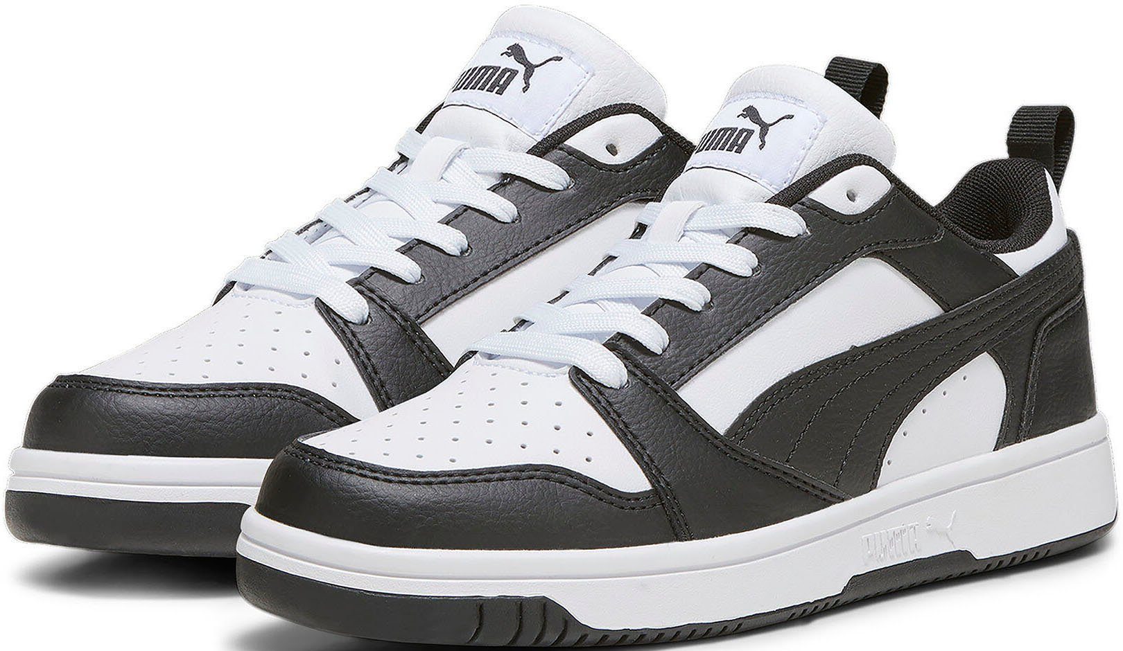 PUMA REBOUND V6 LO JR Sneaker PUMA White-PUMA Black | 