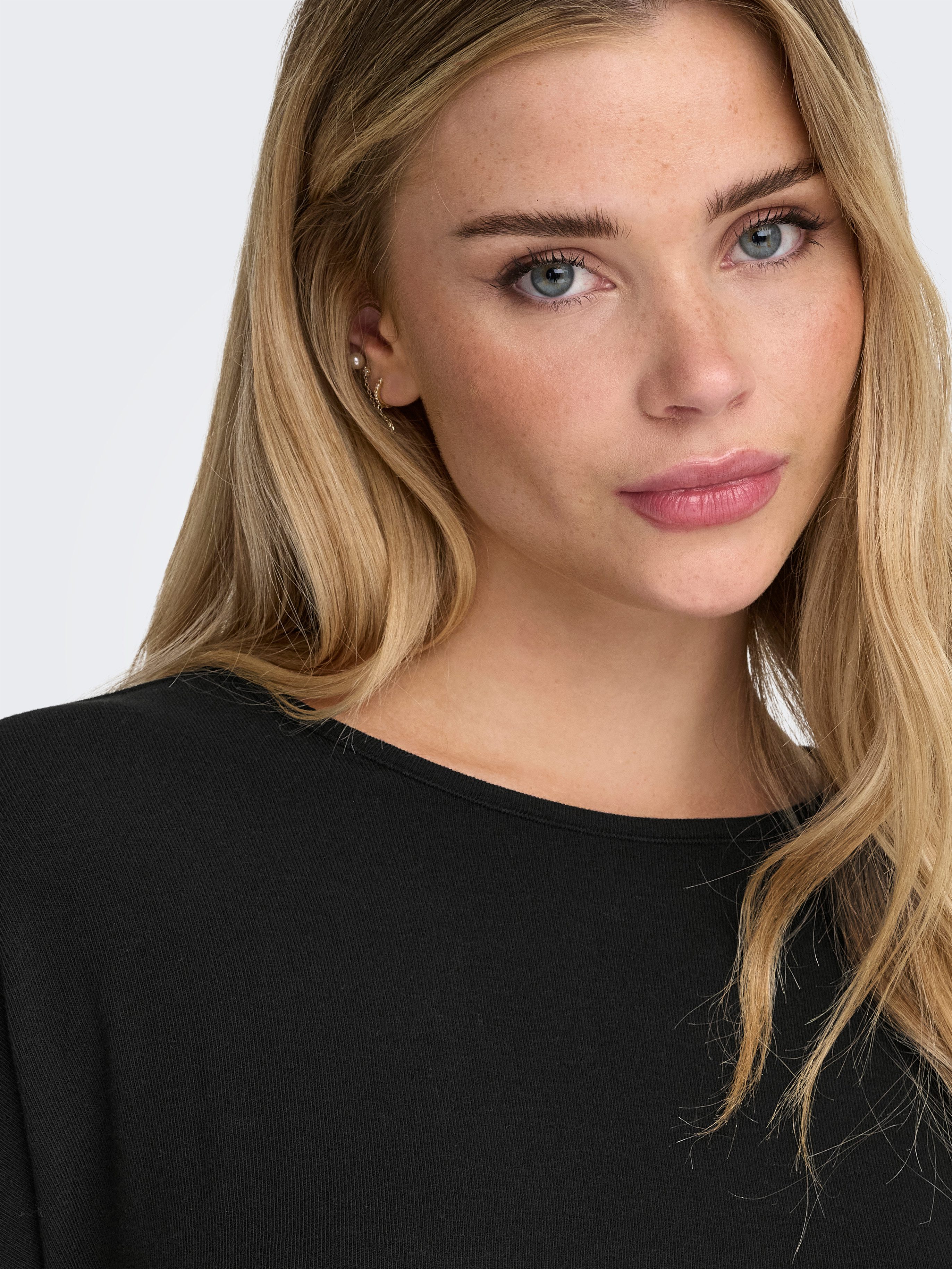 ONLY 3/4-Arm-Shirt ONLGLAMOUR 3/4 TOP JRS NOOS in lässiger Oversize-Form