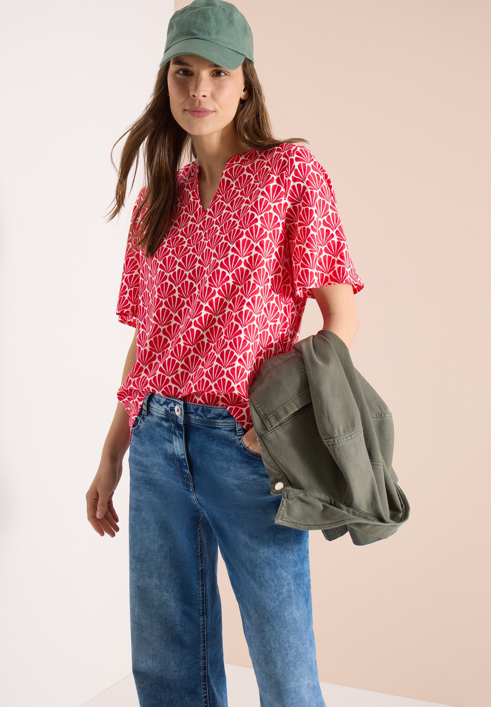 CECIL Shirtbluse mit All-Over Print