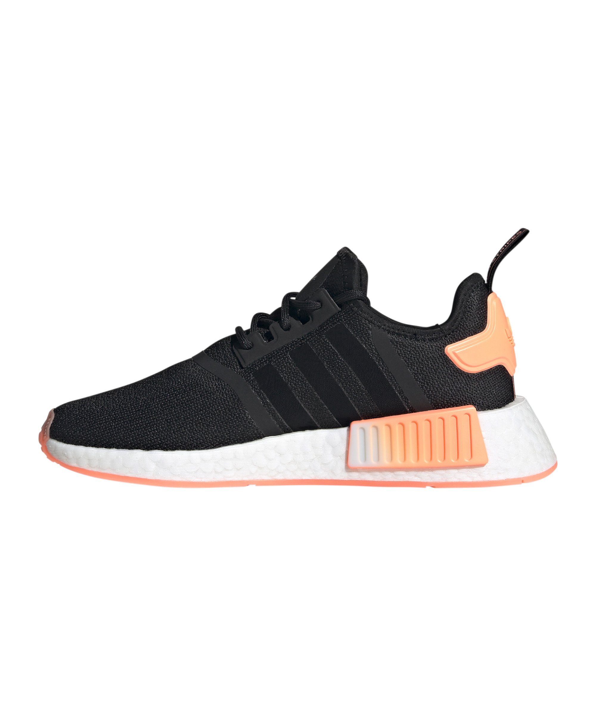 Sneaker Originals Damen adidas schwarzorange NMD_R1