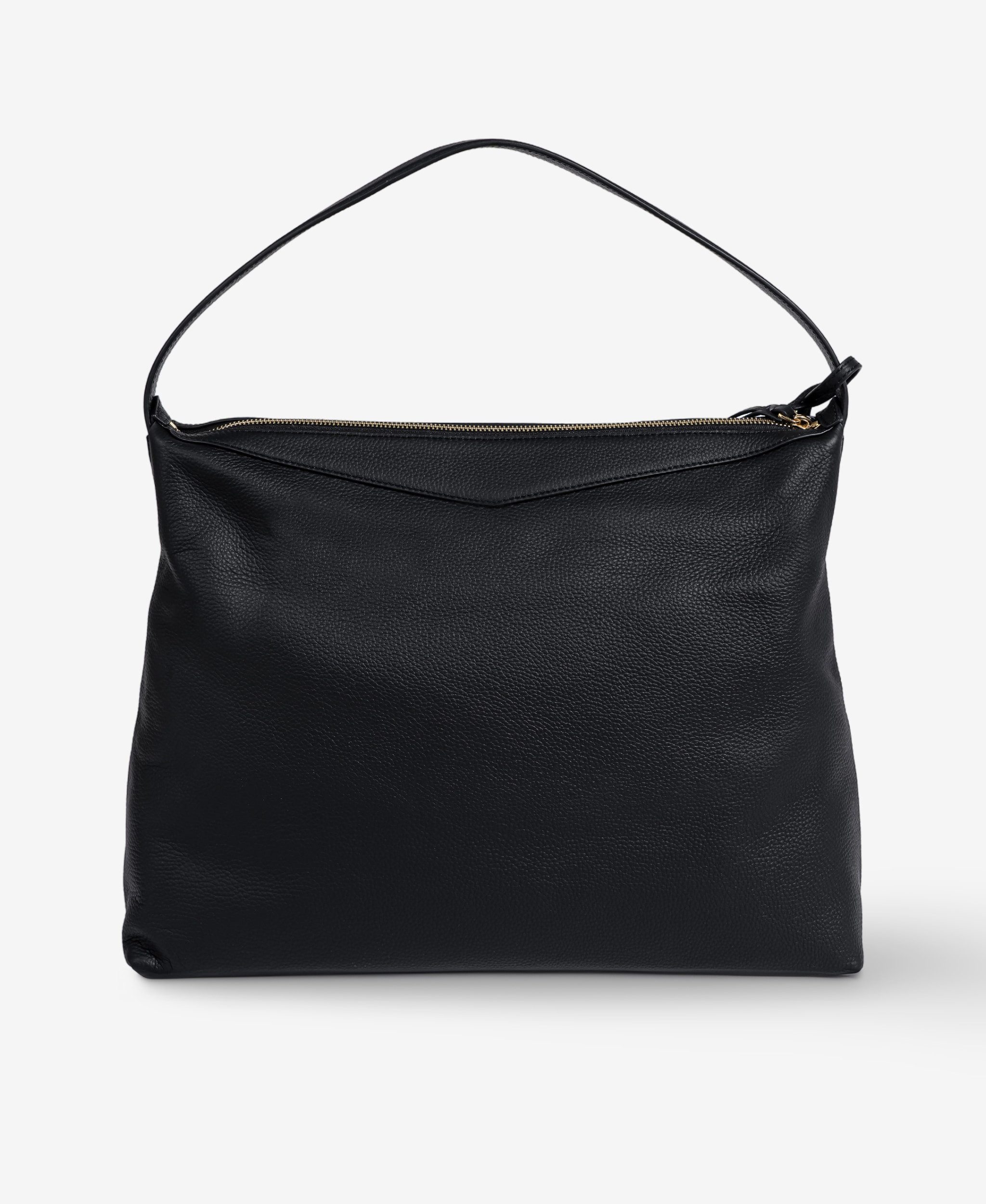 GLAMIRA Handtasche Lysandra Schwarze Schultertasche (1-tlg), echt Leder