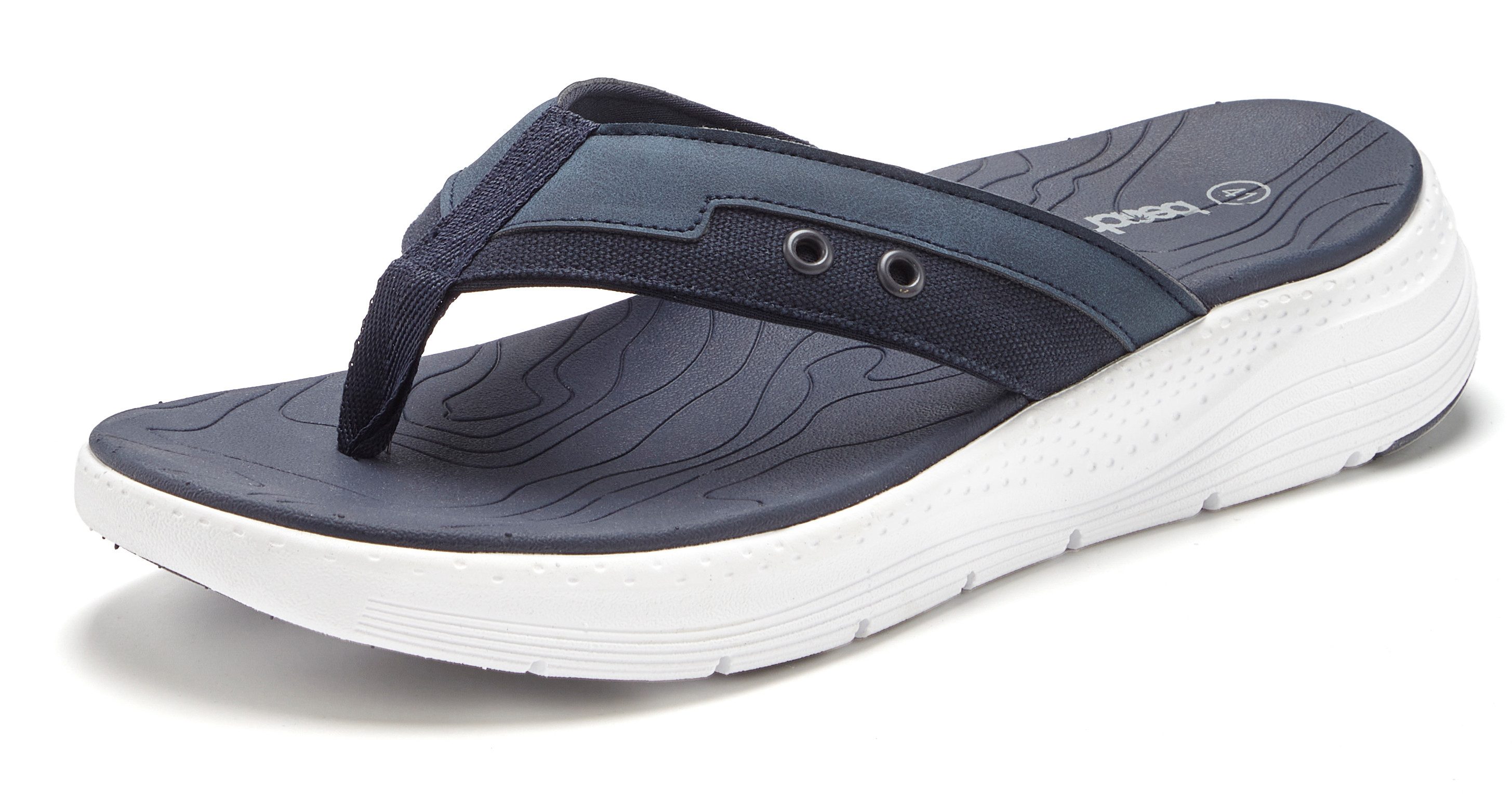 Beachtime Badelatsche, Flip Flop, Sommerschuhe, Badepantolette, Badeschlappe Badezehentrenner NEU Pantolette mit wasserabweisender und leichter Sohle VEGAN
