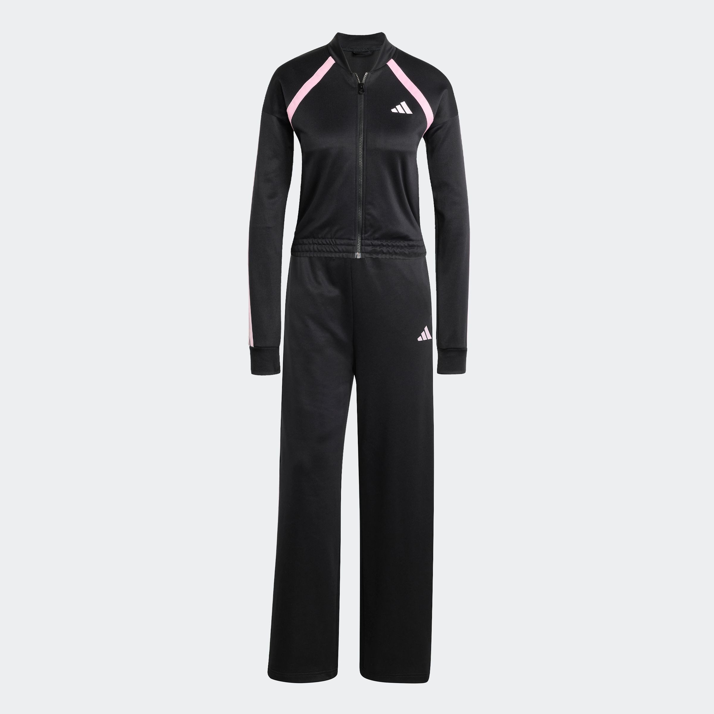 adidas Sportswear Trainingsanzug TEAMSPORT (2-tlg), Jacke schmal geschnitten; Hose regulär geschnitten, hoher Bund