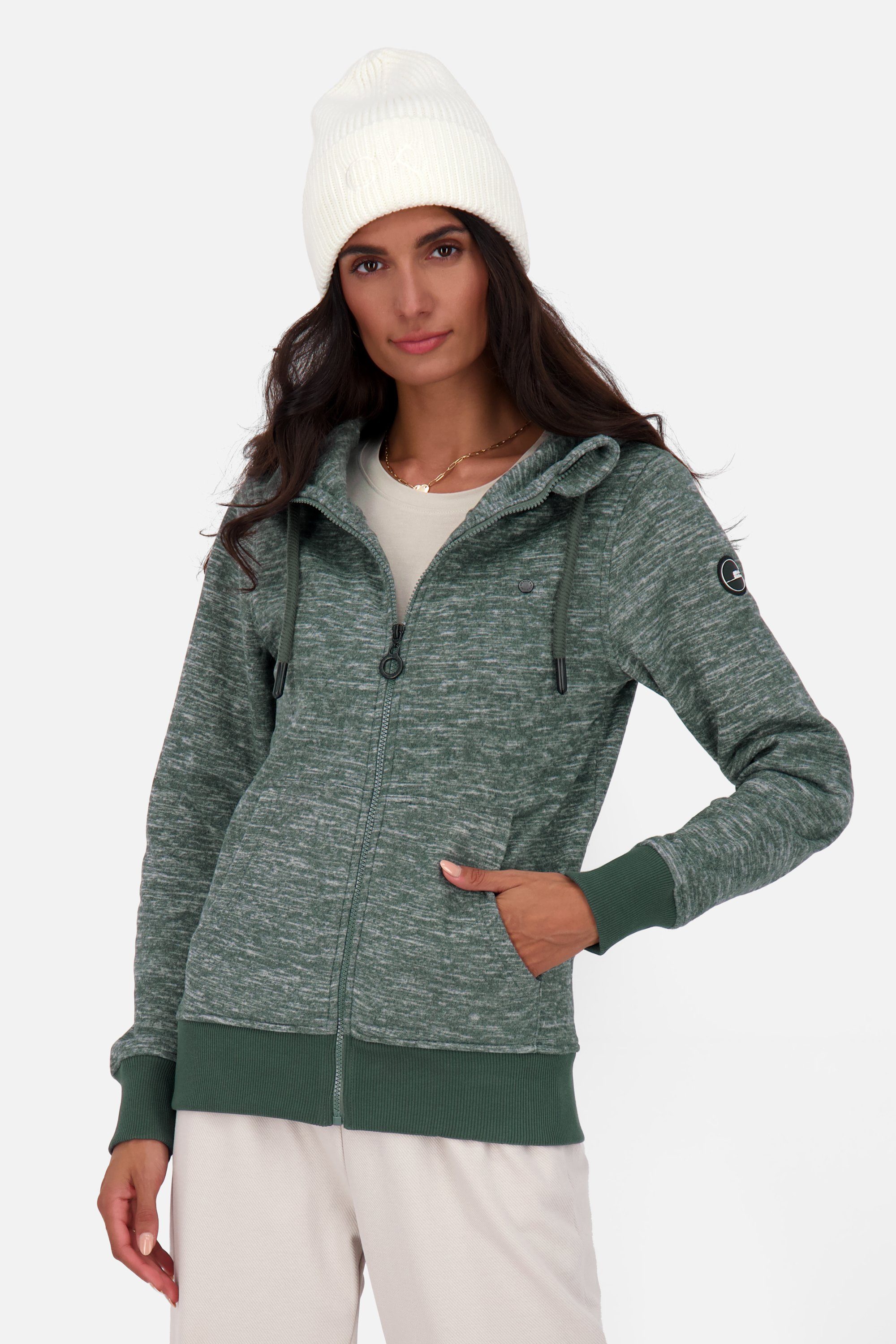 Alife & Kickin Kapuzensweatjacke YasminAK F Polarfleece Jacket Damen Fleecejacke, Sweatjacke