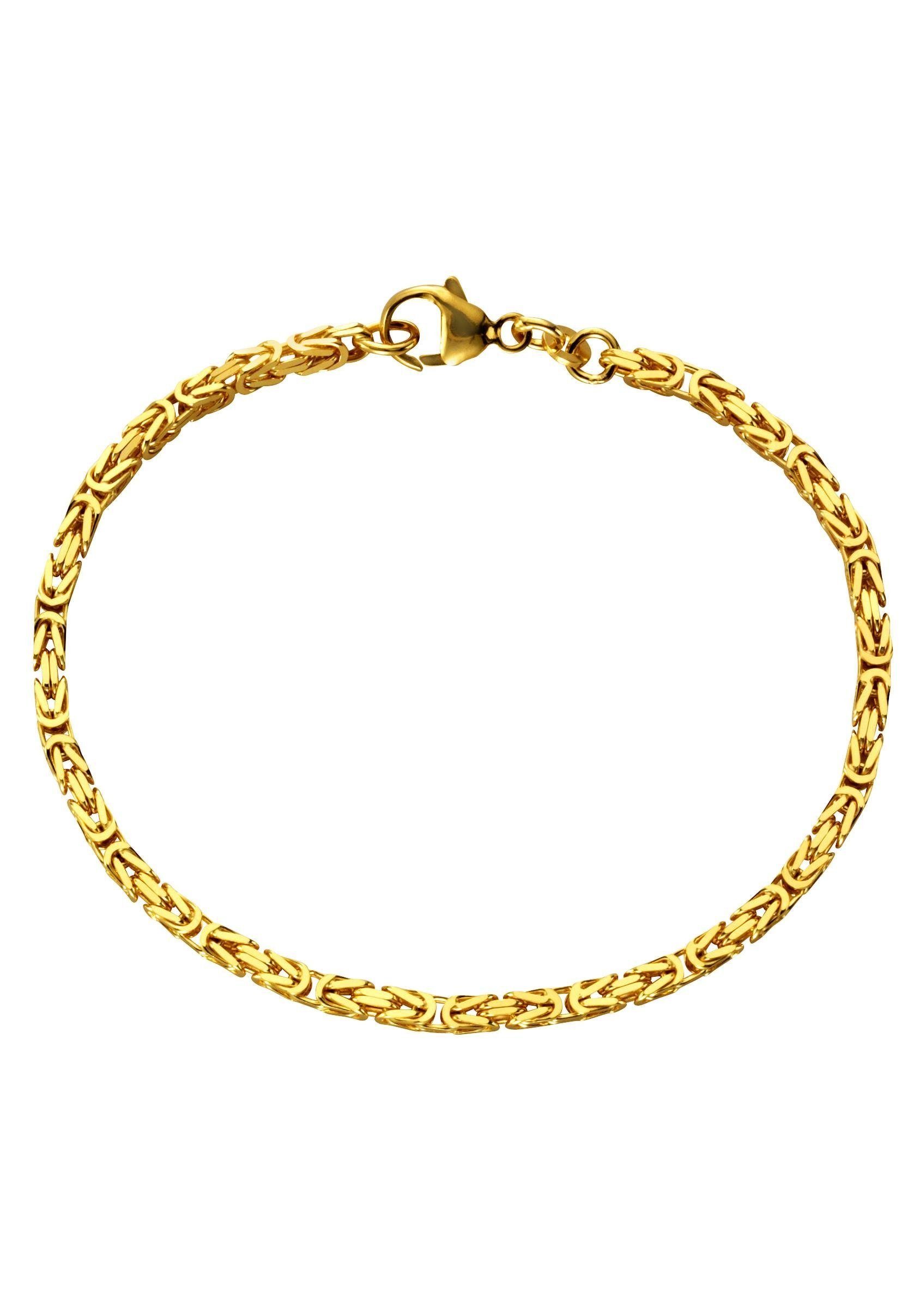 Firetti Goldarmband Schmuck Geschenk Gold 333 in Königskettengliederung, 2,8 mm, zu Kleid, Shirt, Jeans, Sneaker! Anlass Geburtstag Weihnachten
