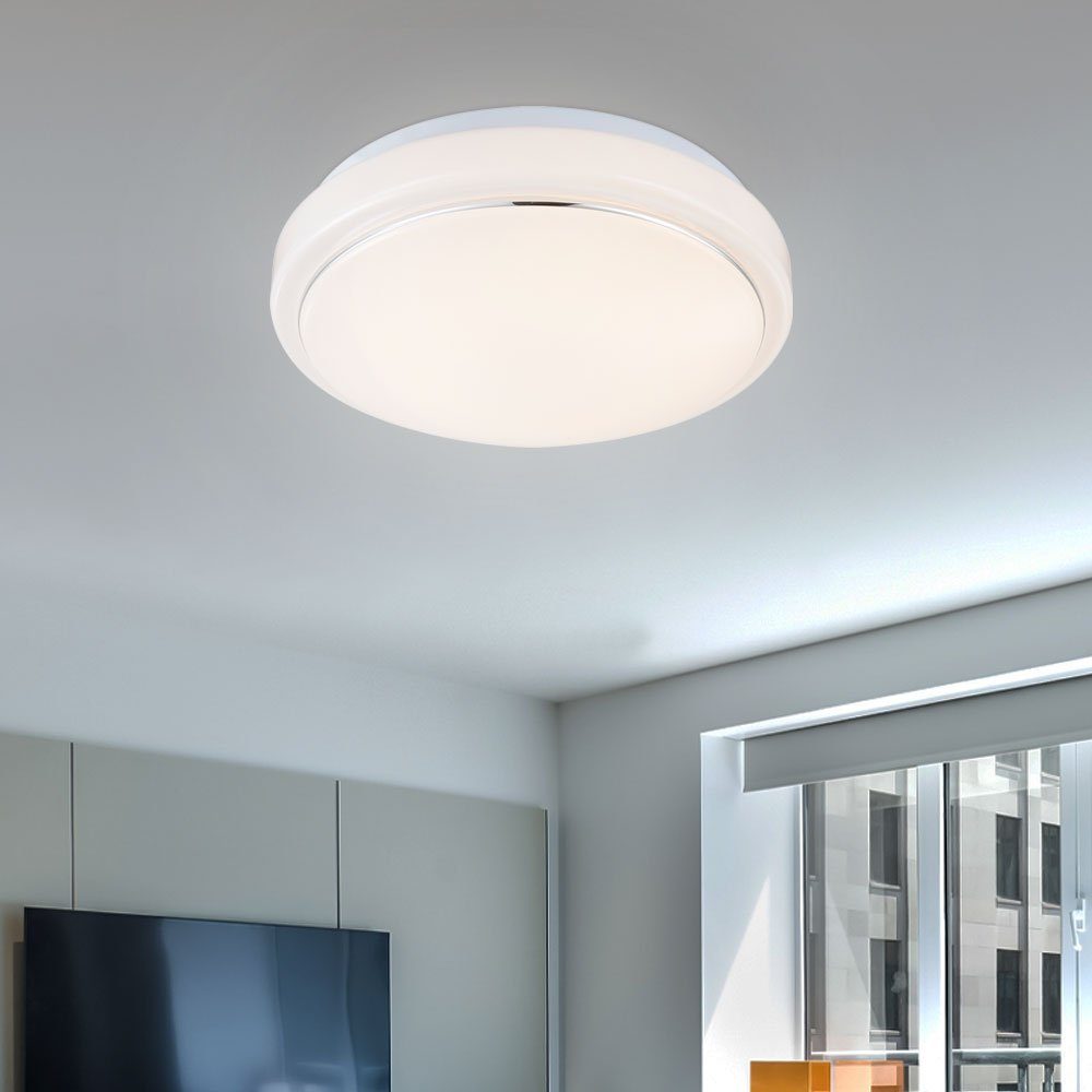 Deckenlampe Modern Decke Deckenleuchte, LED-Leuchtmittel fest Globo LED verbaut, Wohnzimmerleuchte LED Warmweiß, Deckenleuchte