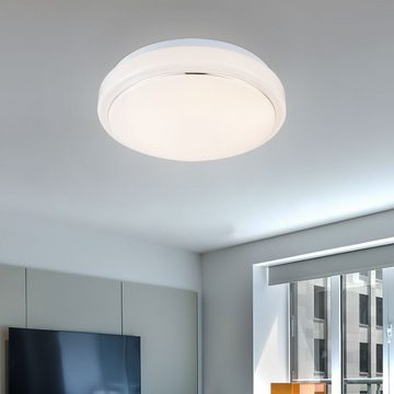 Globo LED Deckenleuchte, LED-Leuchtmittel fest verbaut, Warmweiß, Deckenleuchte LED Wohnzimmerleuchte Decke Deckenlampe Modern