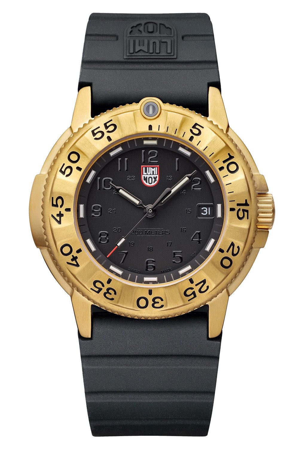 Luminox Quarzuhr Navy Seal Foundation Schwarz/Goldfarben